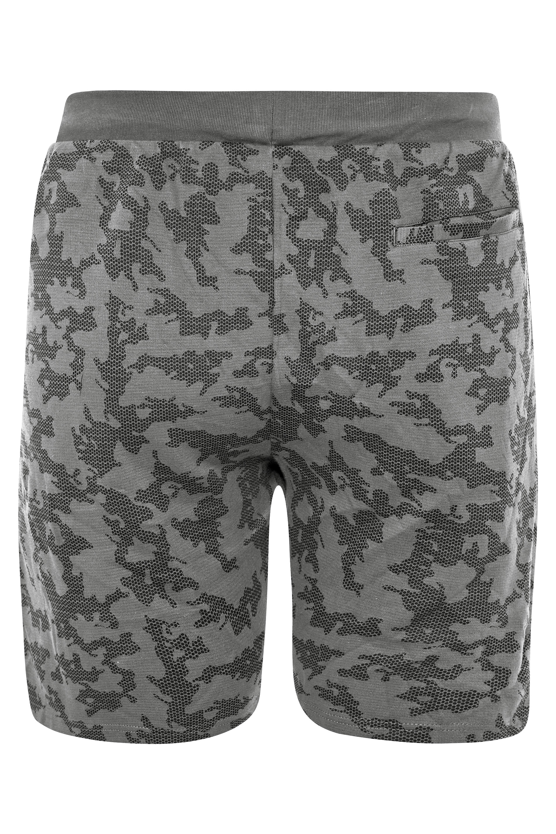 BadRhino Grey Camo Jogger Shorts | BadRhino