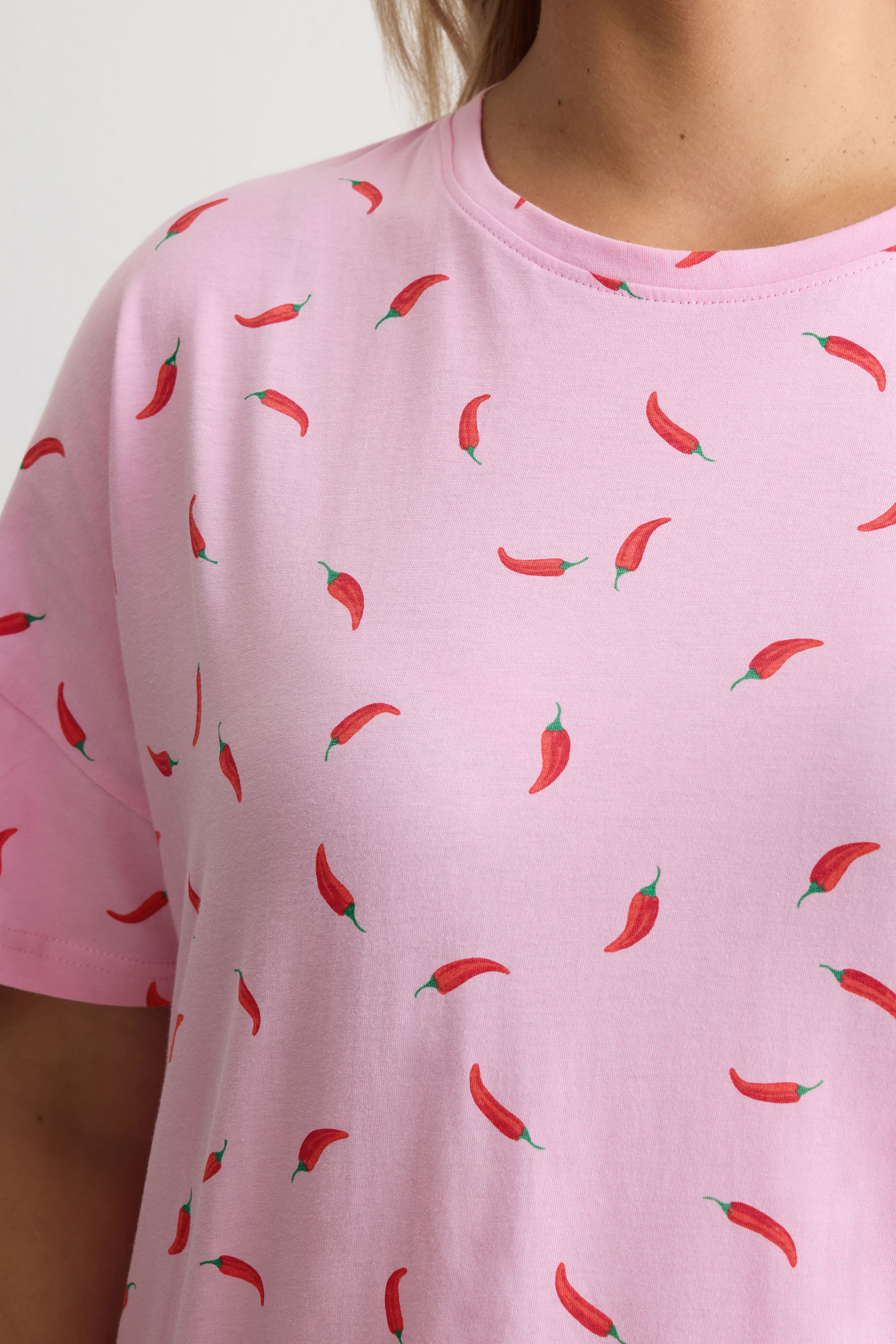 YOURS Plus Size Pink Chili Sleep Tee Nightdress | Yours Clothing 4