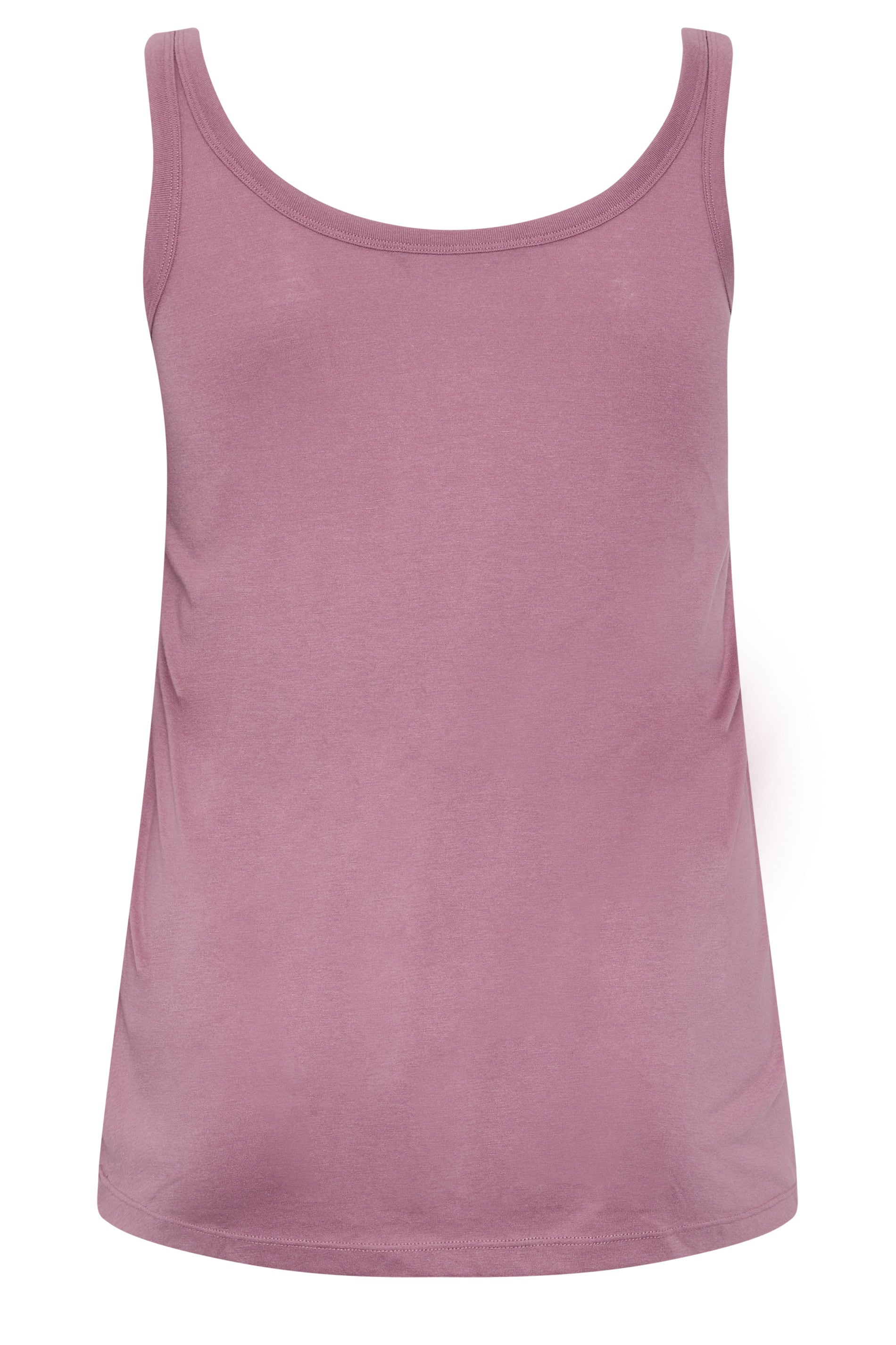 YOURS Plus Size Light Purple Vest Top | Yours Clothing 6