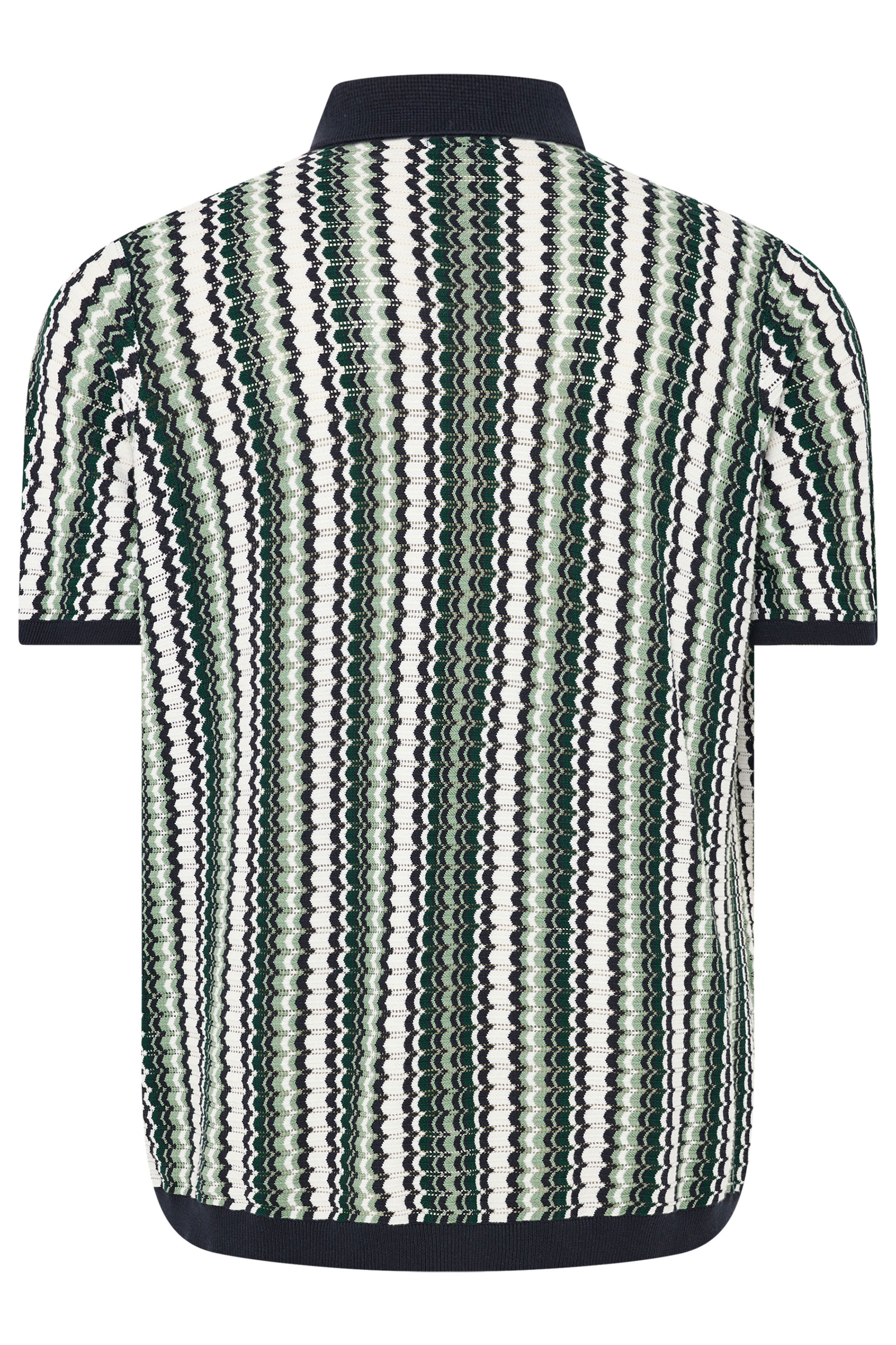 BadRhino Big & Tall Blue & Green Knitted Revere Collar Shirt | BadRhino 7