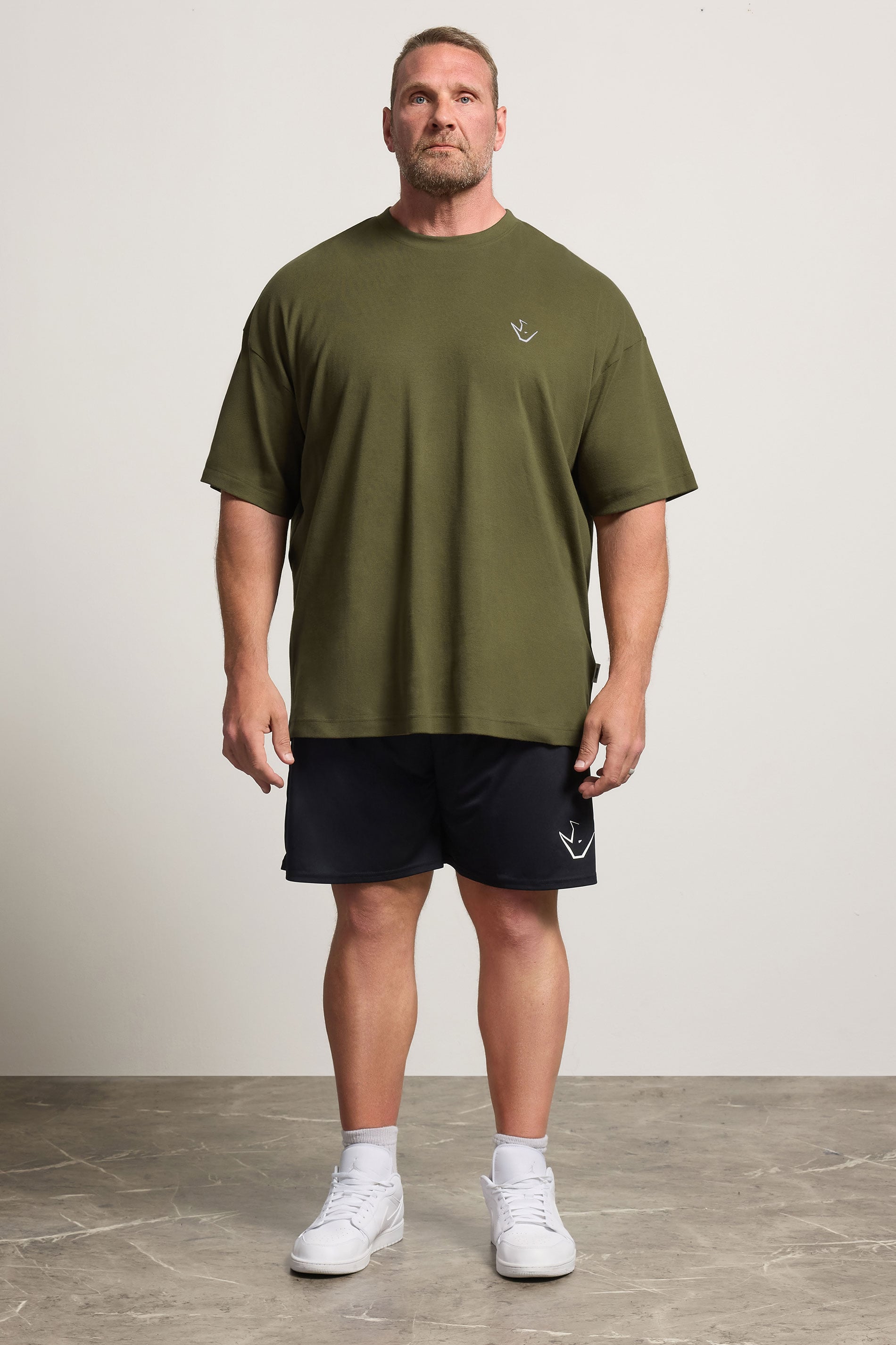 IronRhino Big & Tall Olive Green 'Rest Day' T-Shirt | BadRhino 1