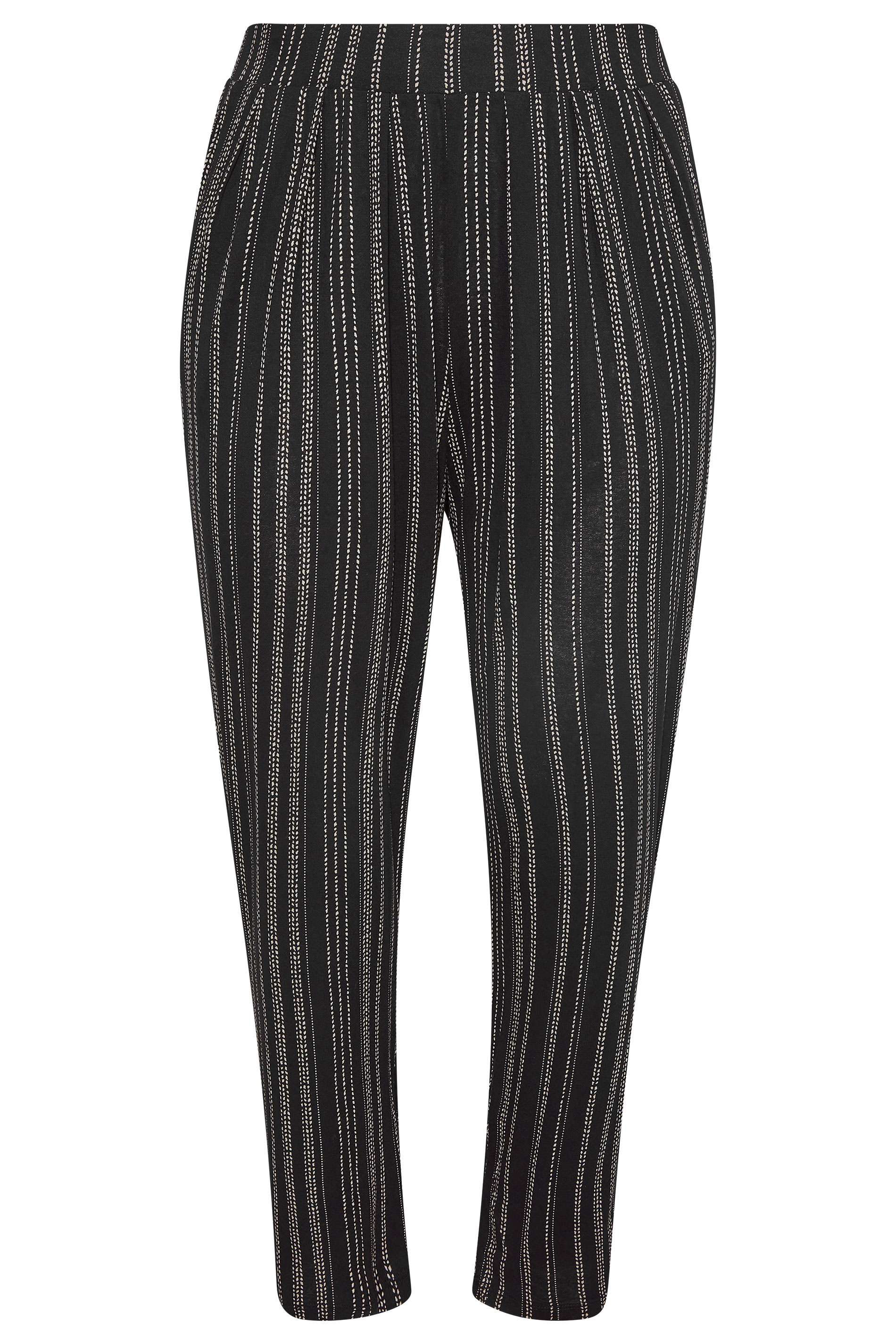 Curve Black Stripe Print Trousers_X.jpg