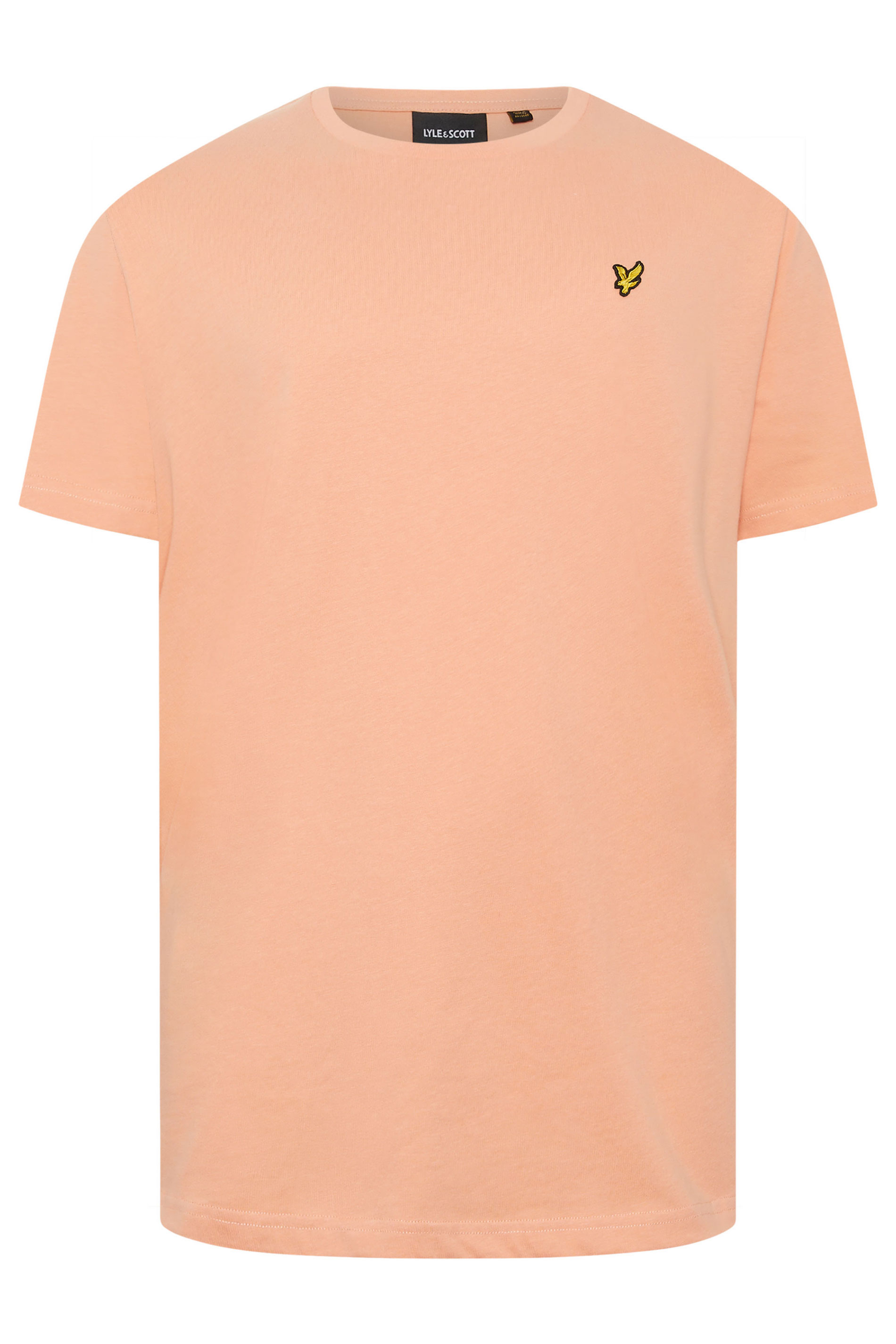 LYLE & SCOTT Big & Tall Terracotta Orange Core T-Shirt | BadRhino 2