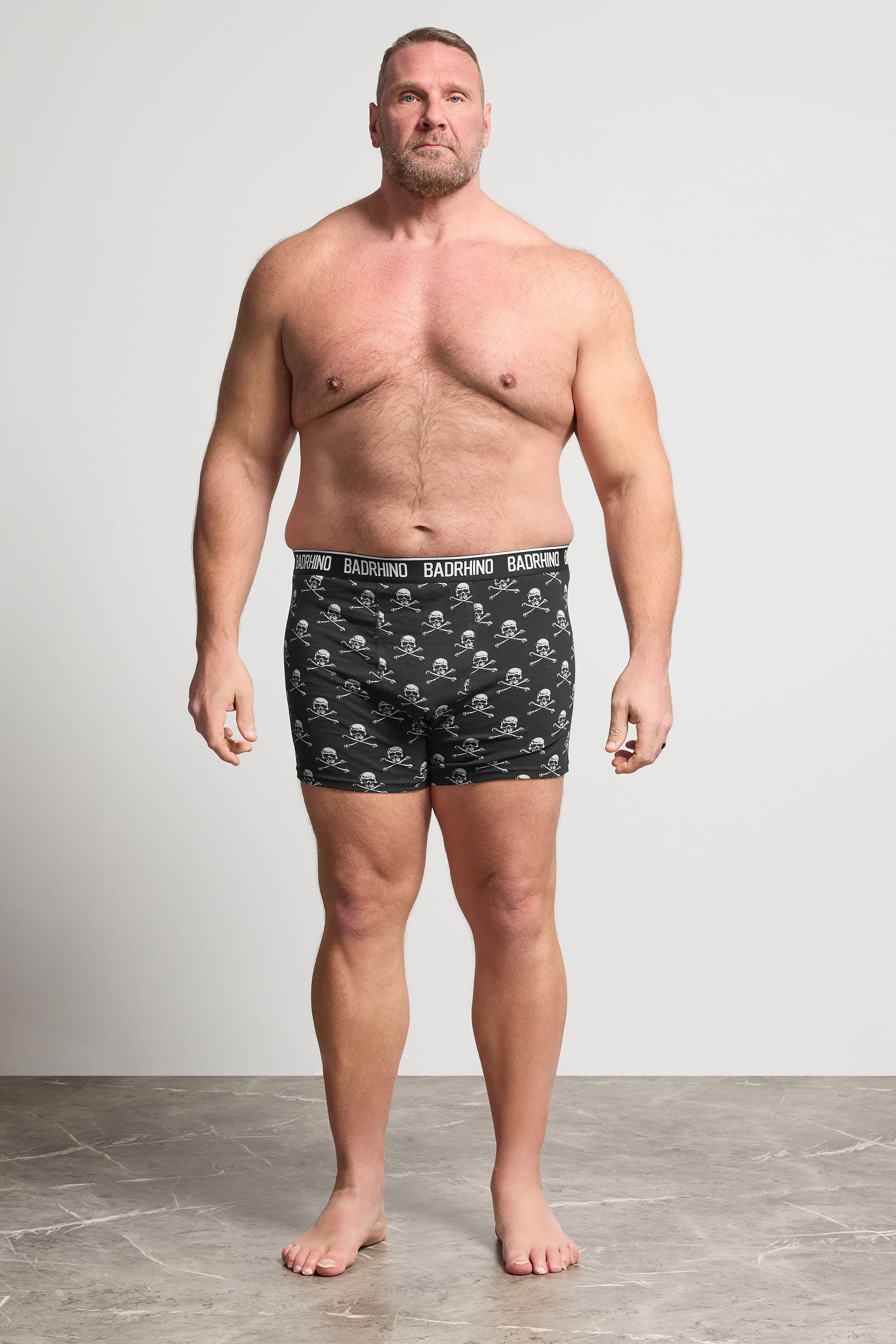 BadRhino Big & Tall 3 PACK Black Skull Boxers | BadRhino 2