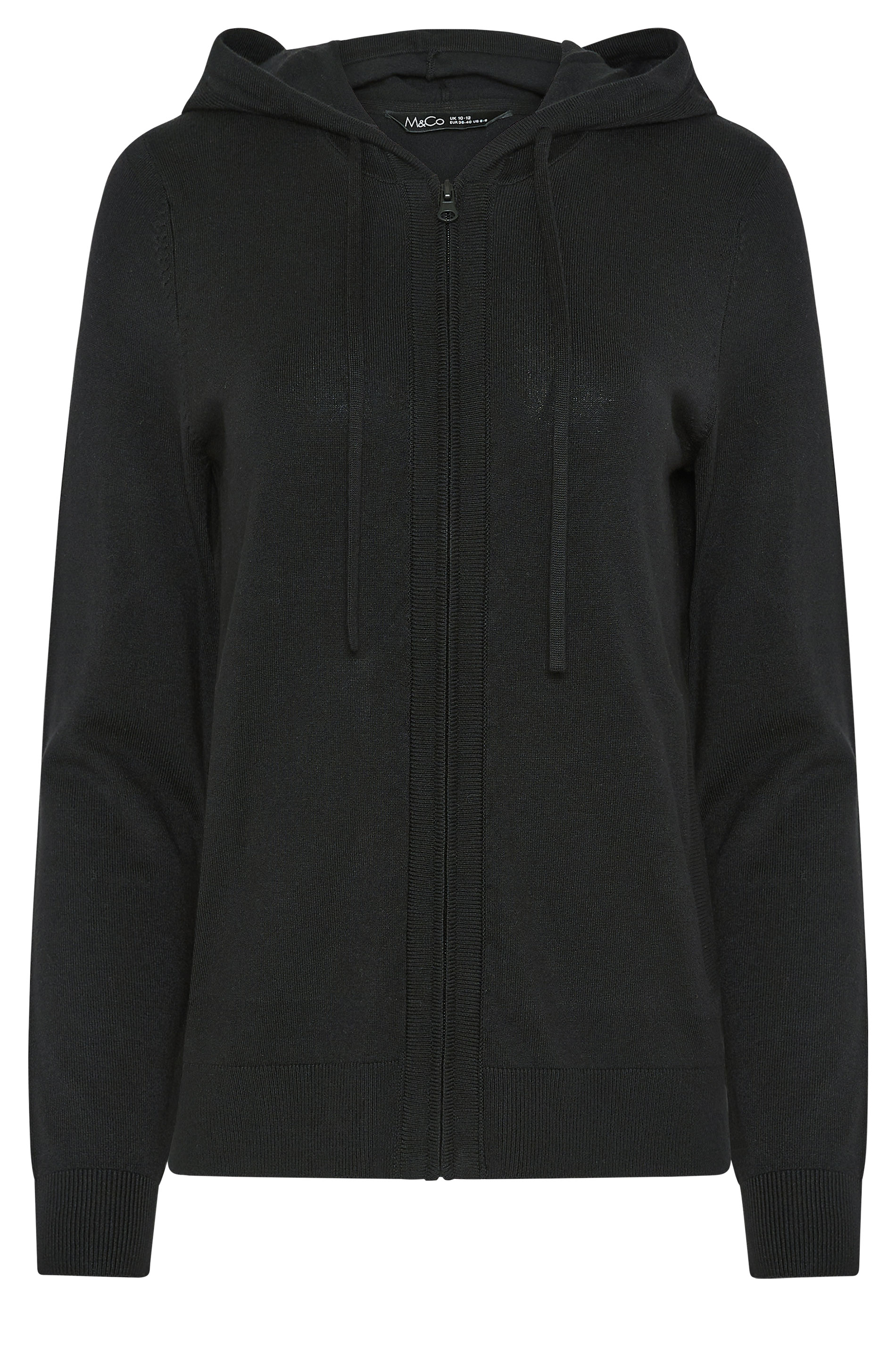 M&Co Black Knitted Hoodie | M&Co 5