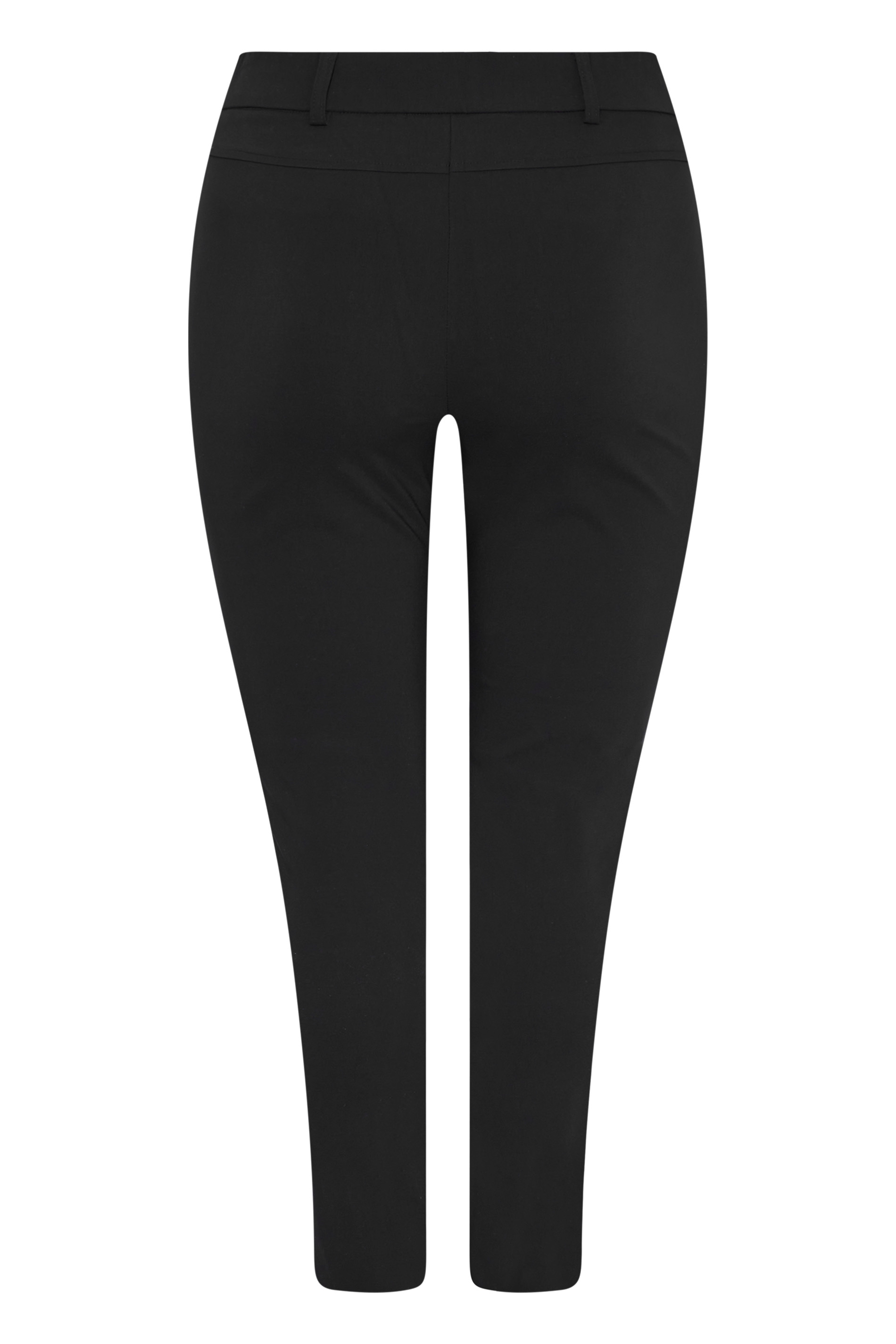 Plus Size Black Bengaline Trousers 