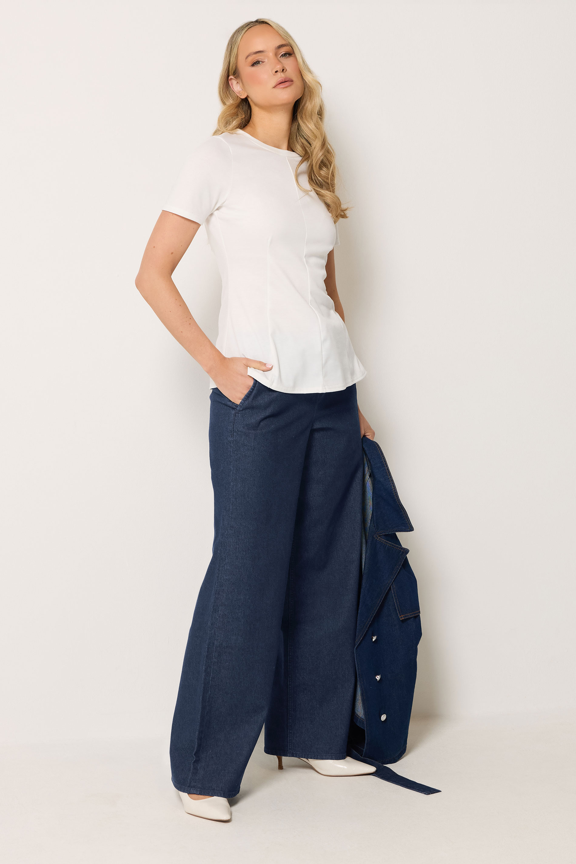 LTS Tall Women's Indigo Blue Straight Leg Jeans | Long Tall Sally 2