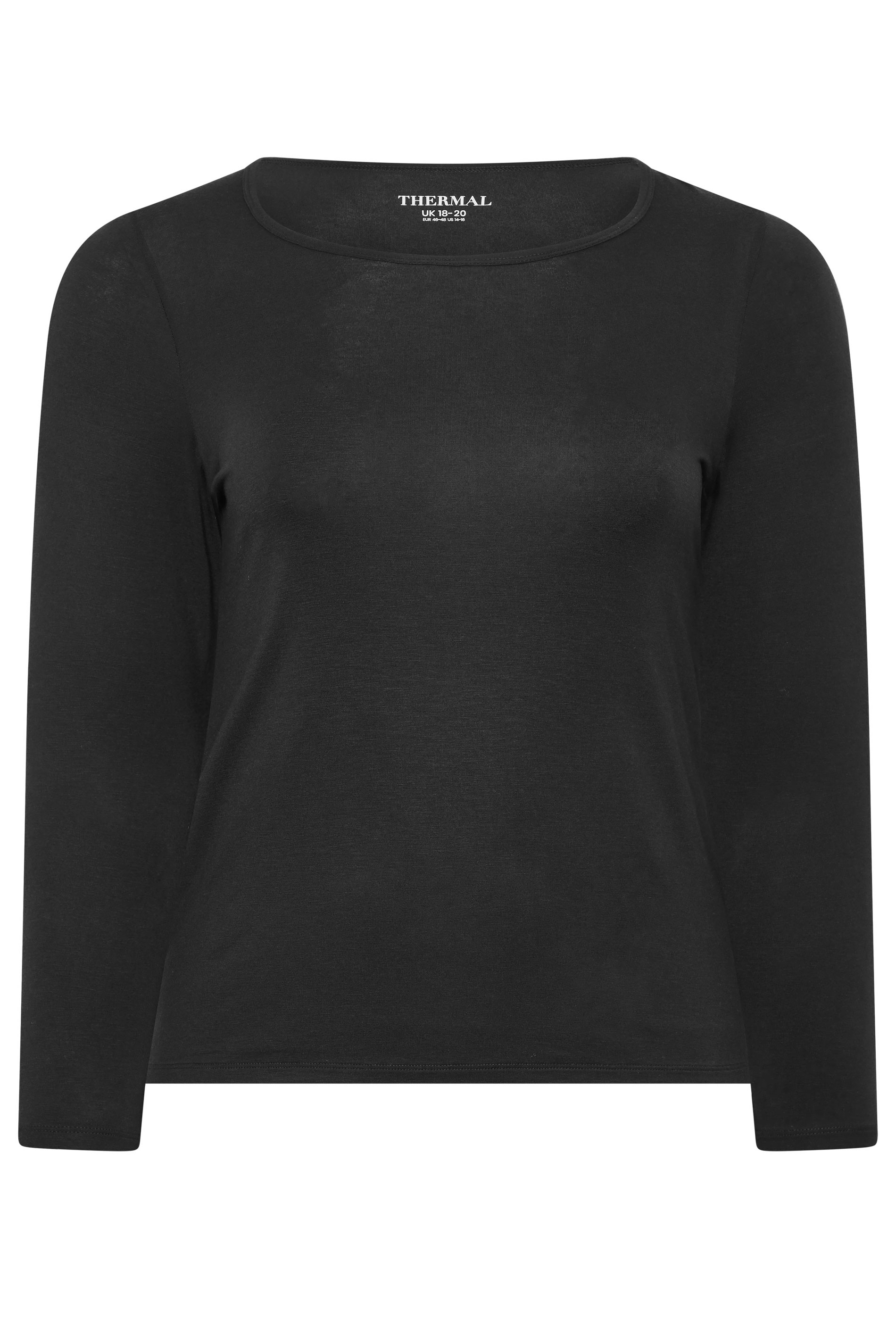 Yours Zwarte Thermische Top Size 42-44