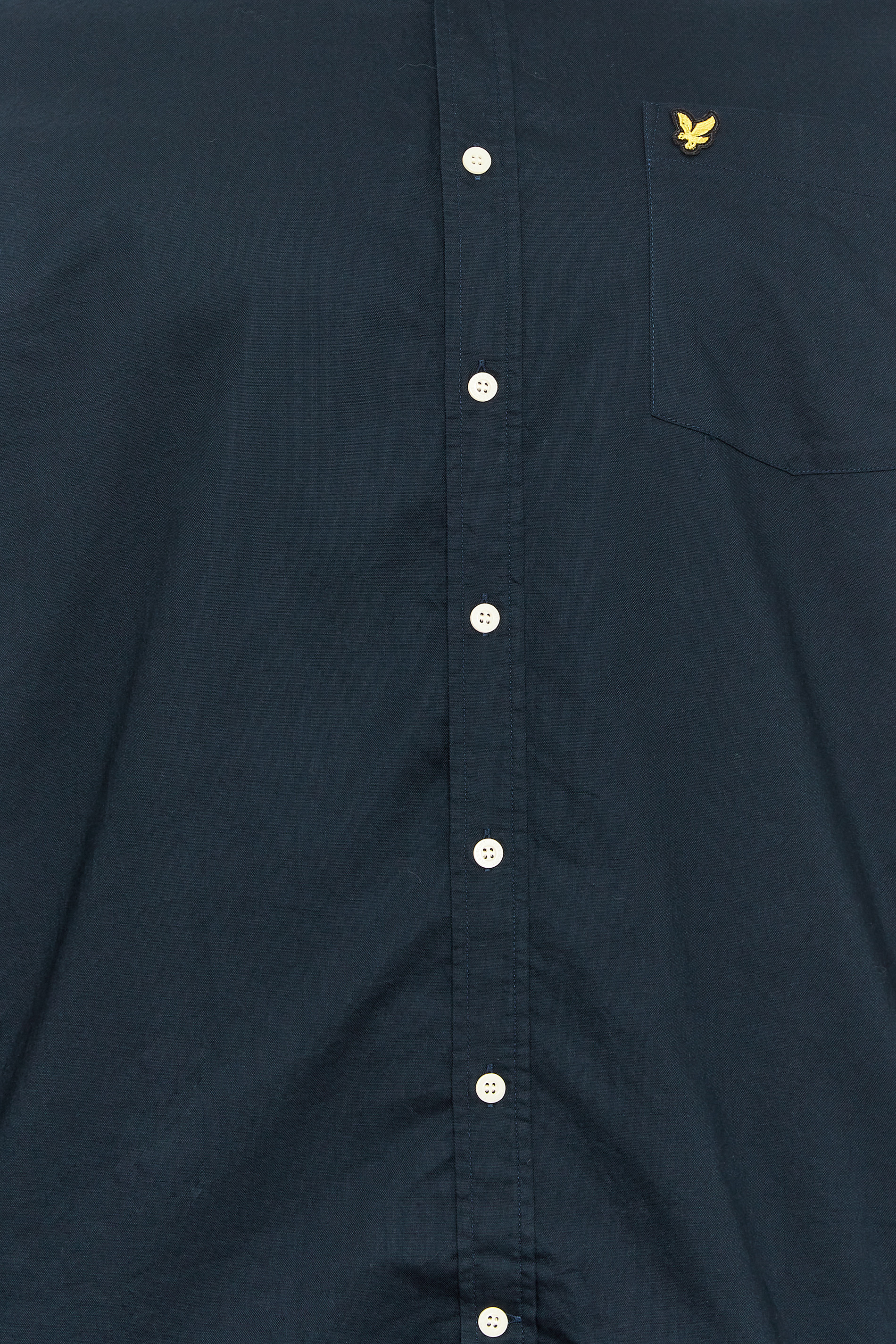 LYLE & SCOTT Big & Tall Navy Blue Oxford Shirt | BadRhino 2