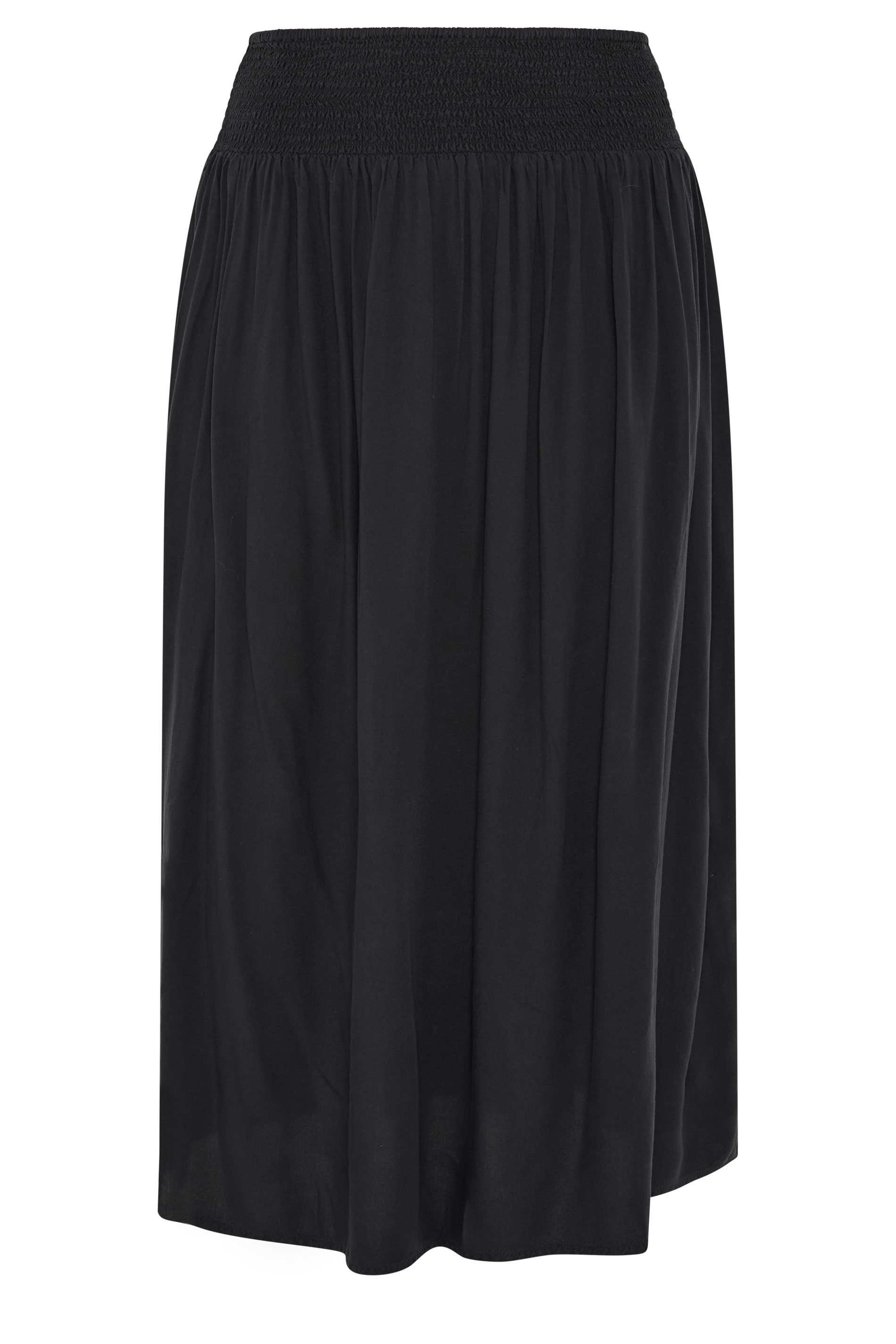 YOURS Plus Size Black Maxi Skirt | Yours Clothing 6