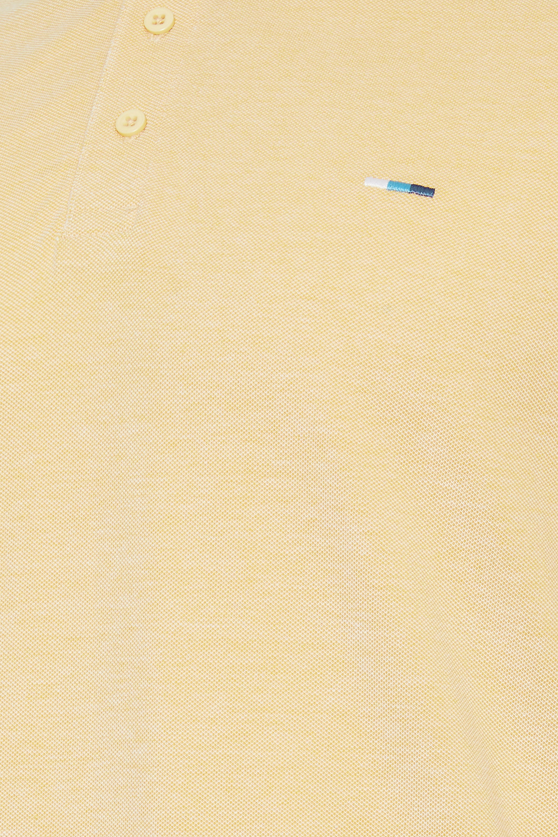 BadRhino Big & Tall Yellow Birdseye Tipped Polo Shirt | BadRhino 2