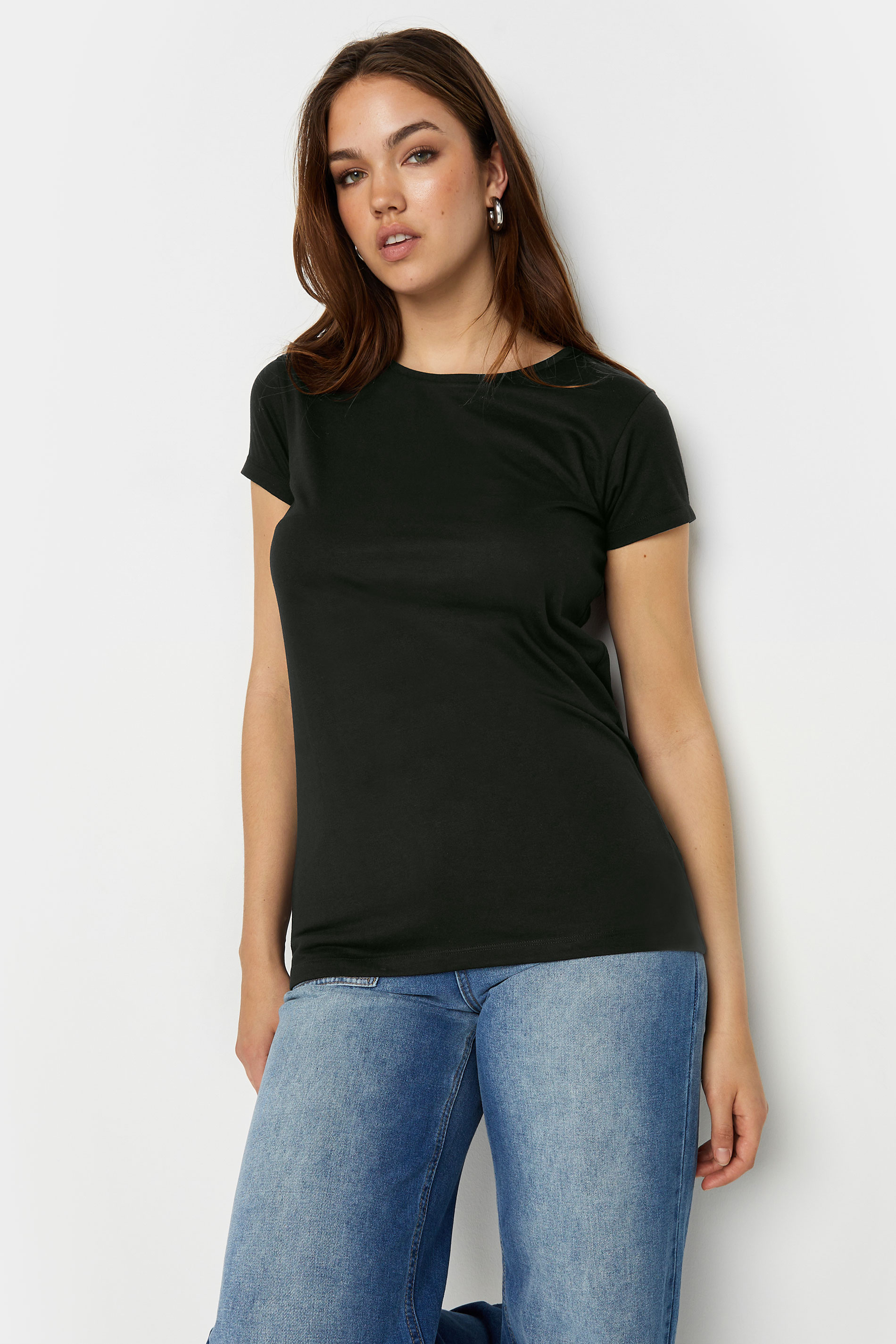 LTS 2 PACK Tall Women's Black & White T-Shirts | Long Tall Sally 2