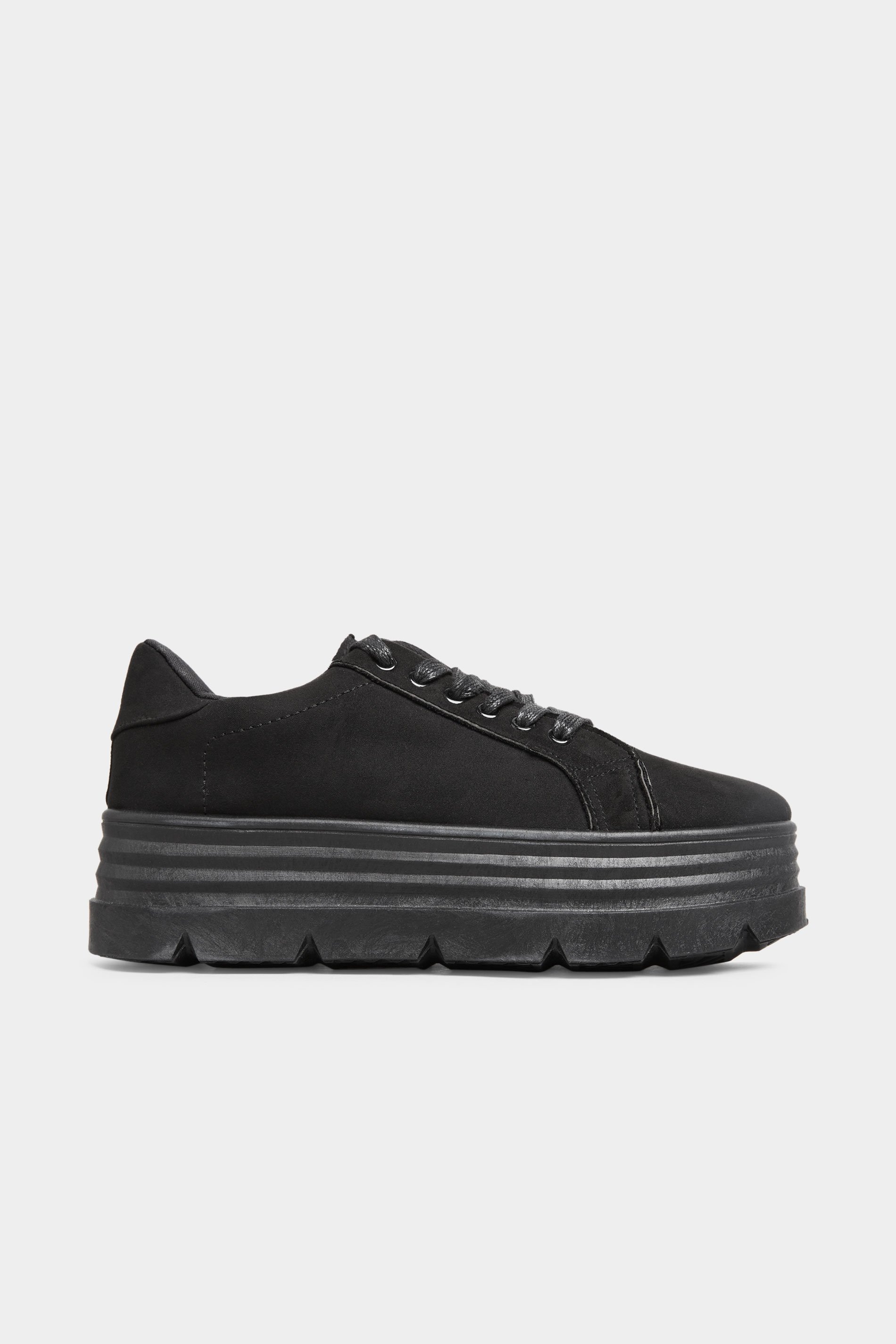 LIMITED COLLECTION Black Platform Chunky Trainers In Regular Fit | Long ...