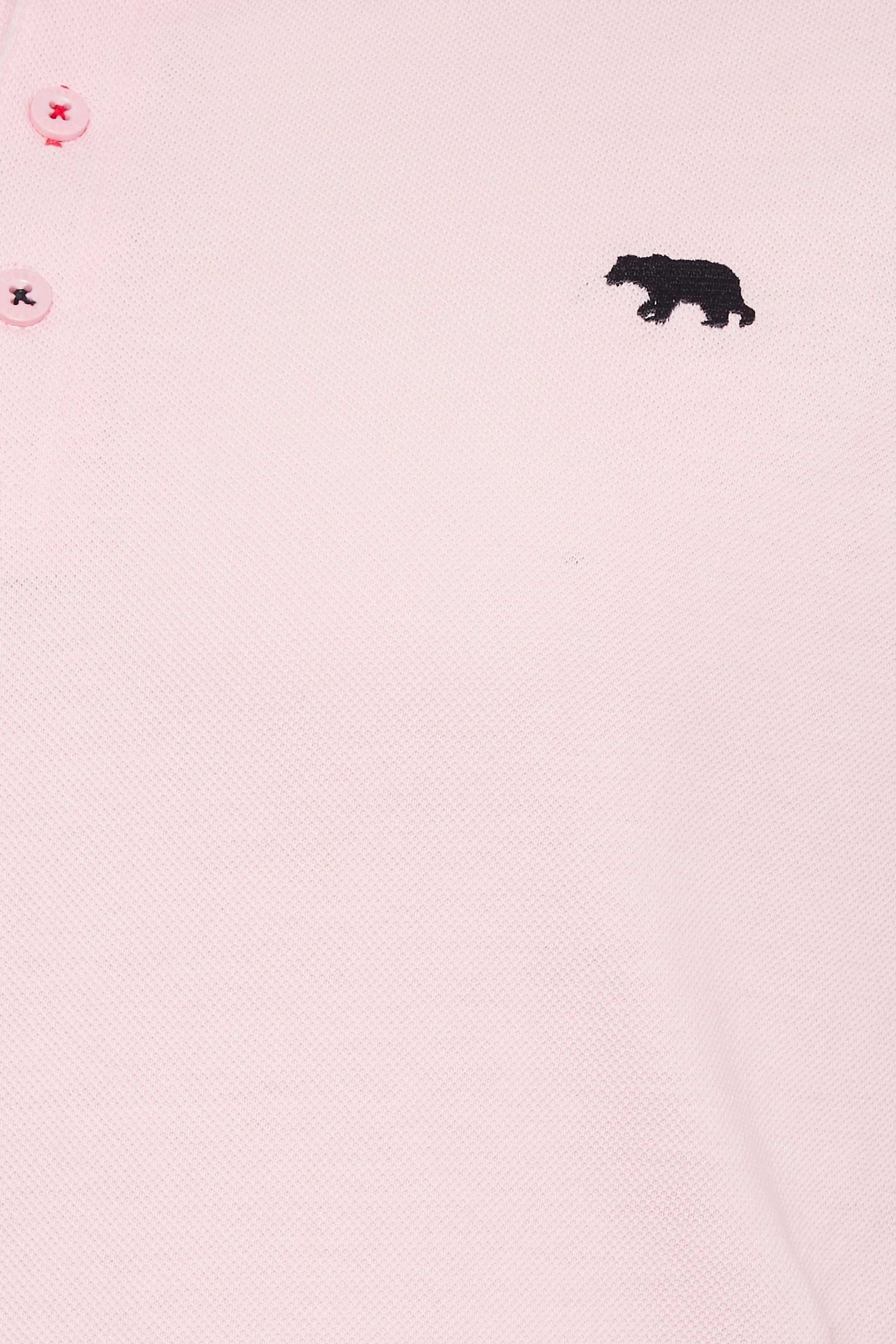 D555 Big & Tall Light Pink Logo Polo Shirt | BadRhino  2