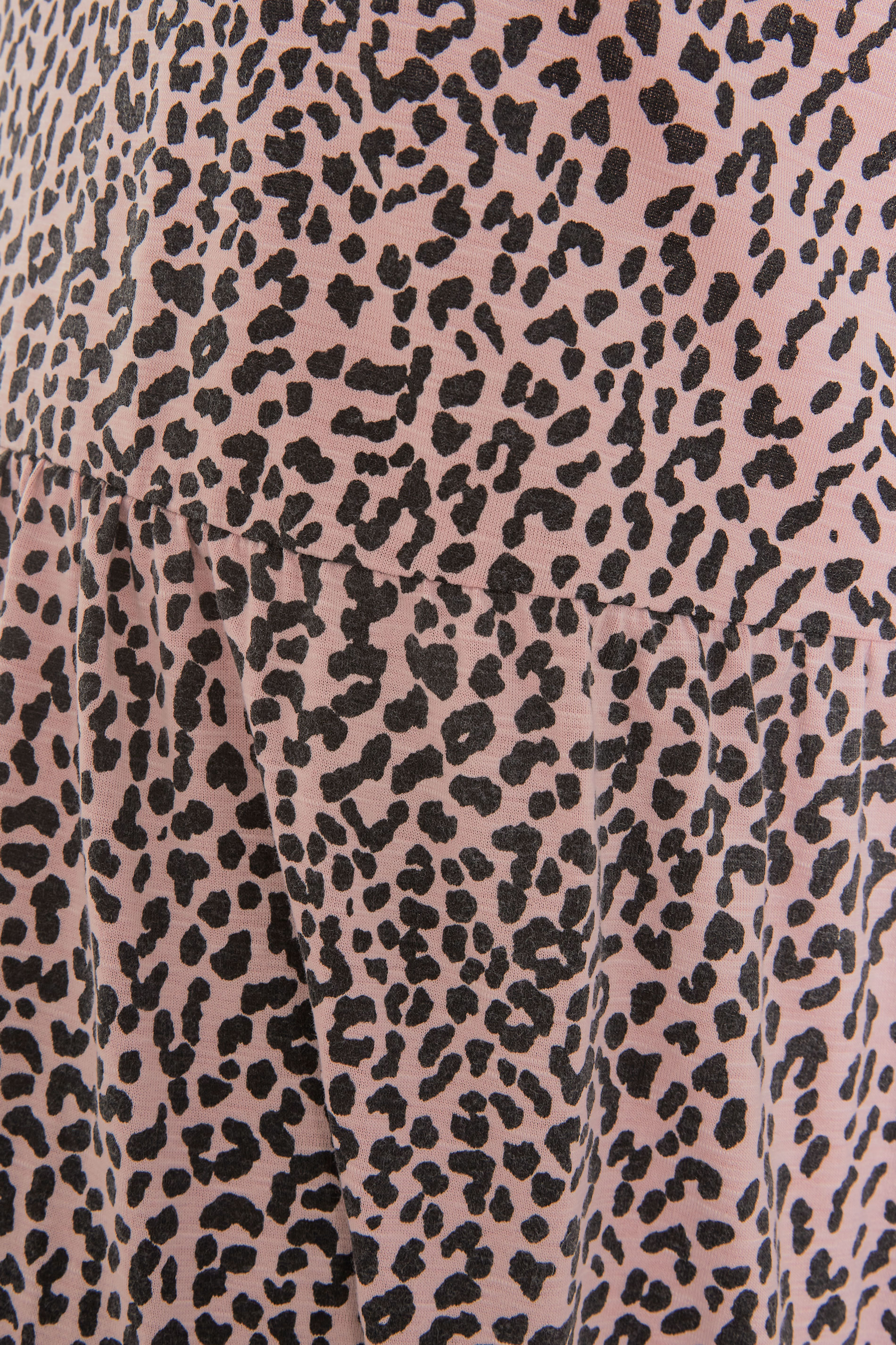 LTS Maternity Pink Leopard Print Peplum Mini Dress | Long Tall Sally 1