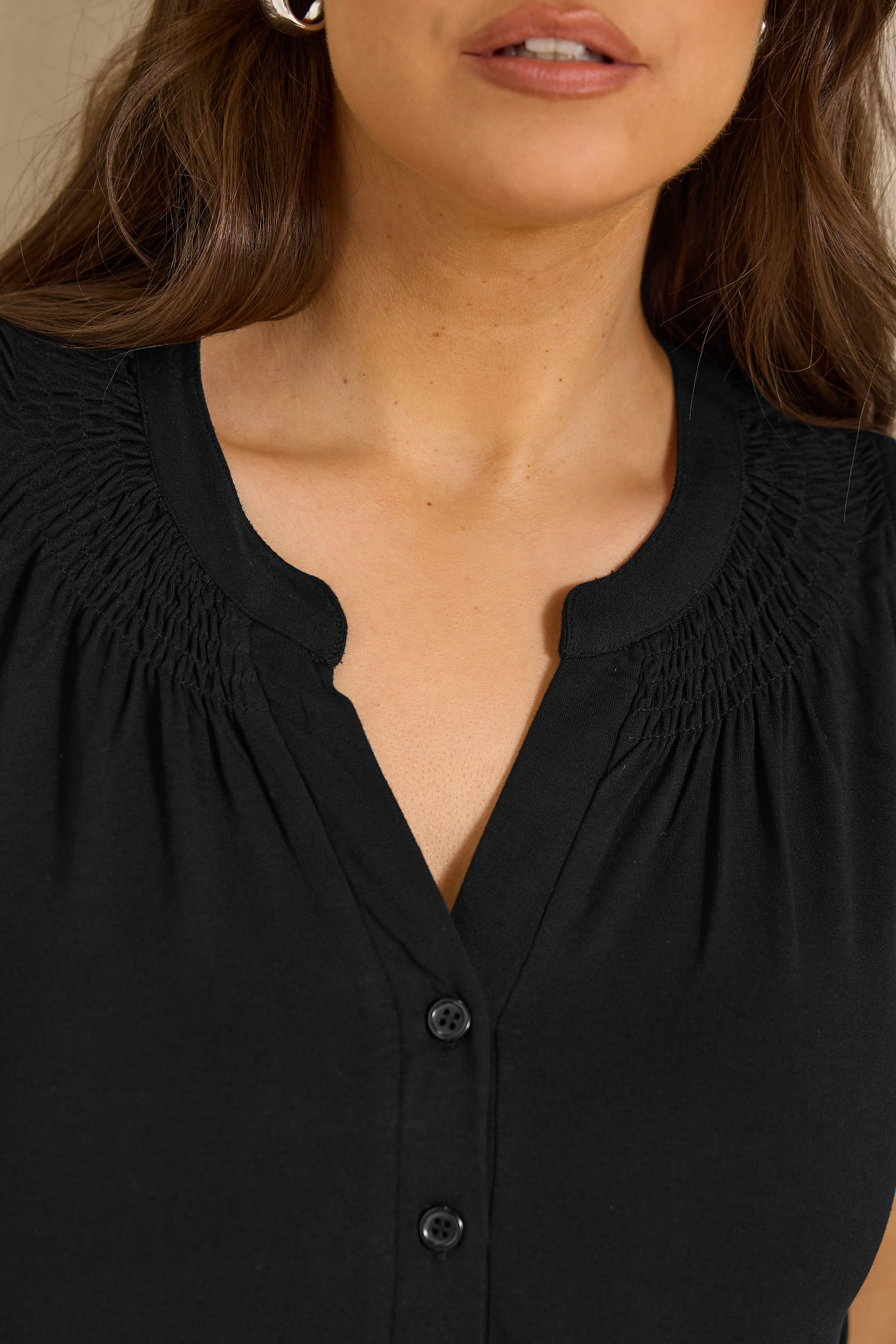 EVANS Plus Size Black Sleeveless Stretch Top | Evans 4