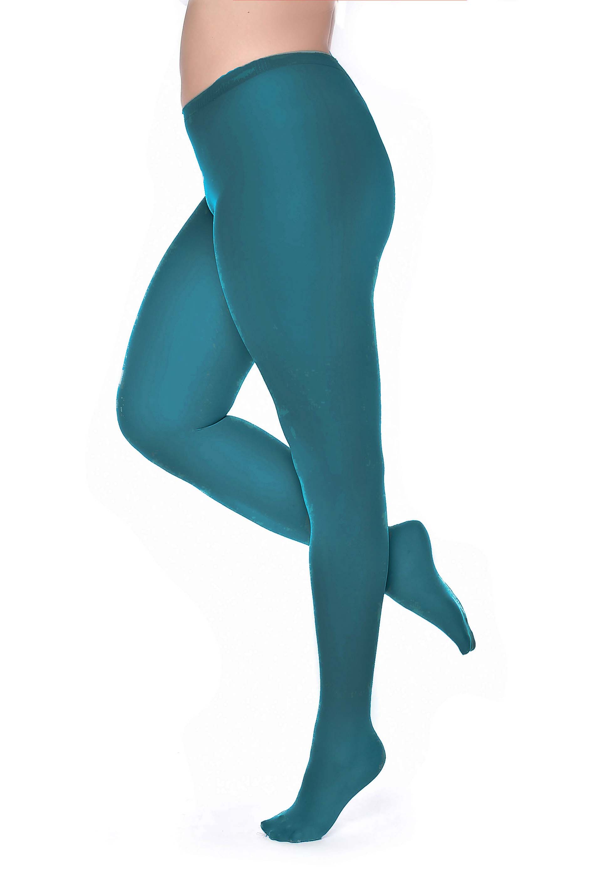 dark sky blue cotton lycra women leggings ankle length - Biyu - 2042037