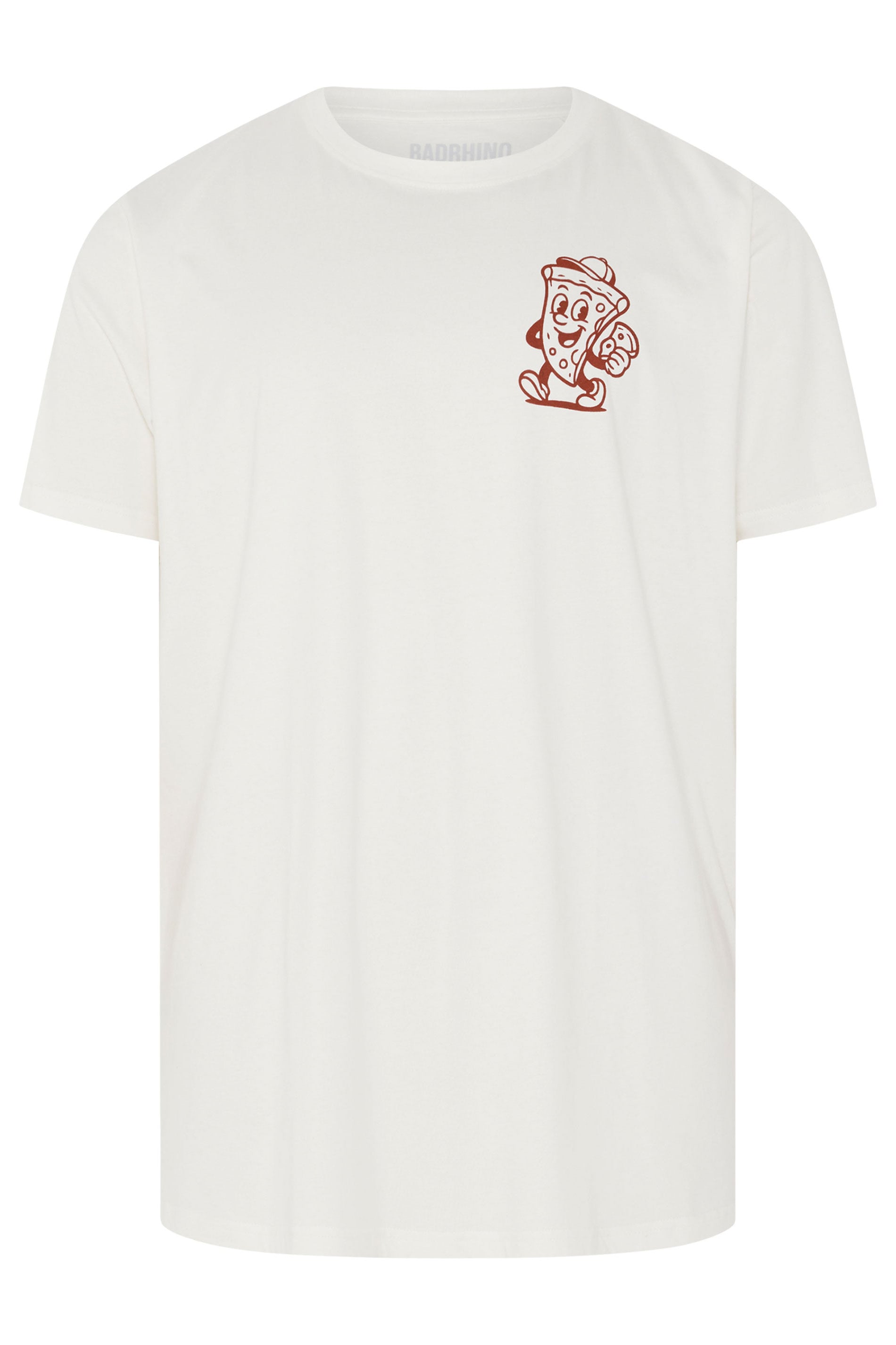 BadRhino Big & Tall Off White Hot Slice Graphic T-Shirt | BadRhino 7