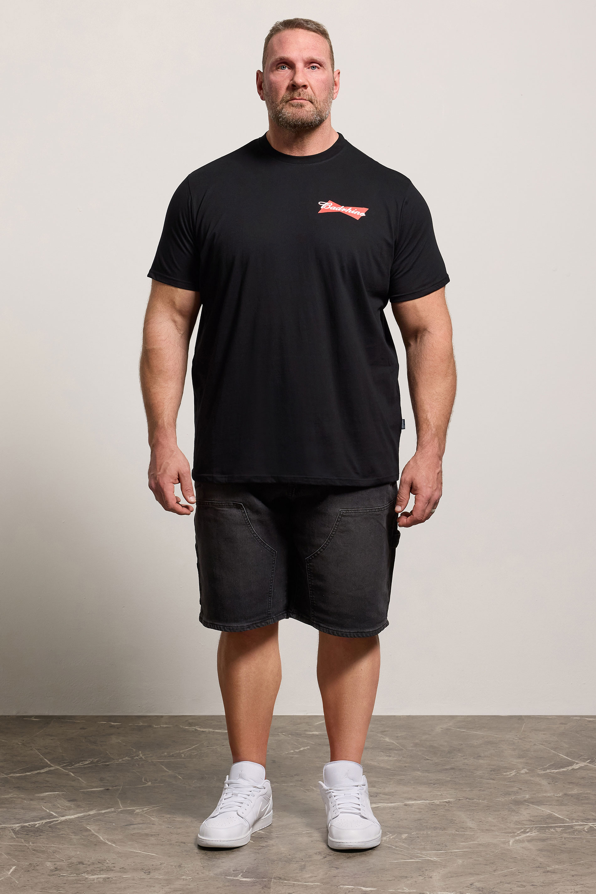 BadRhino Big & Tall Black Beer Graphic T-Shirt | BadRhino 1