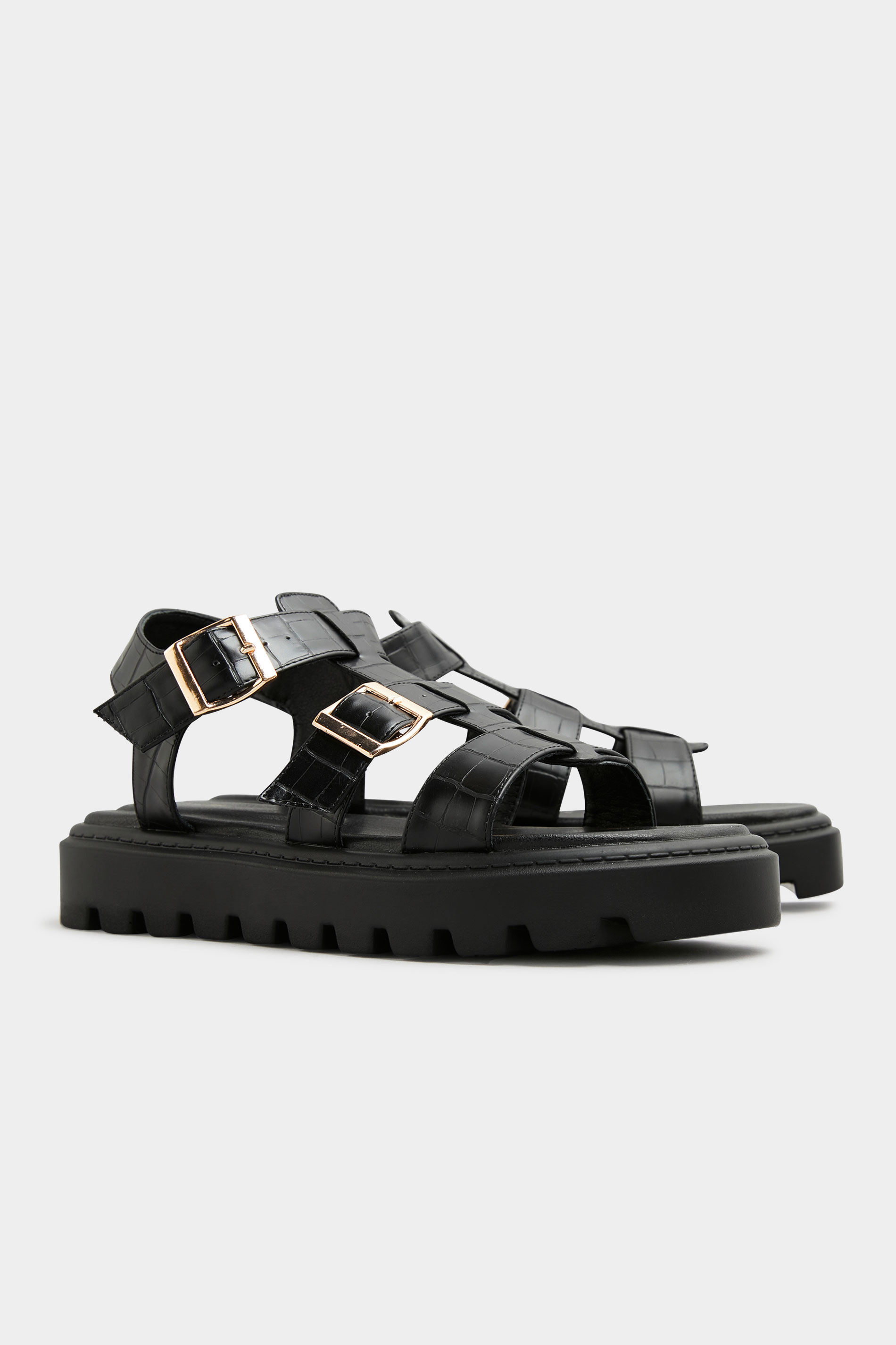 LTS Black Croc Gladiator Sandals_C.jpg