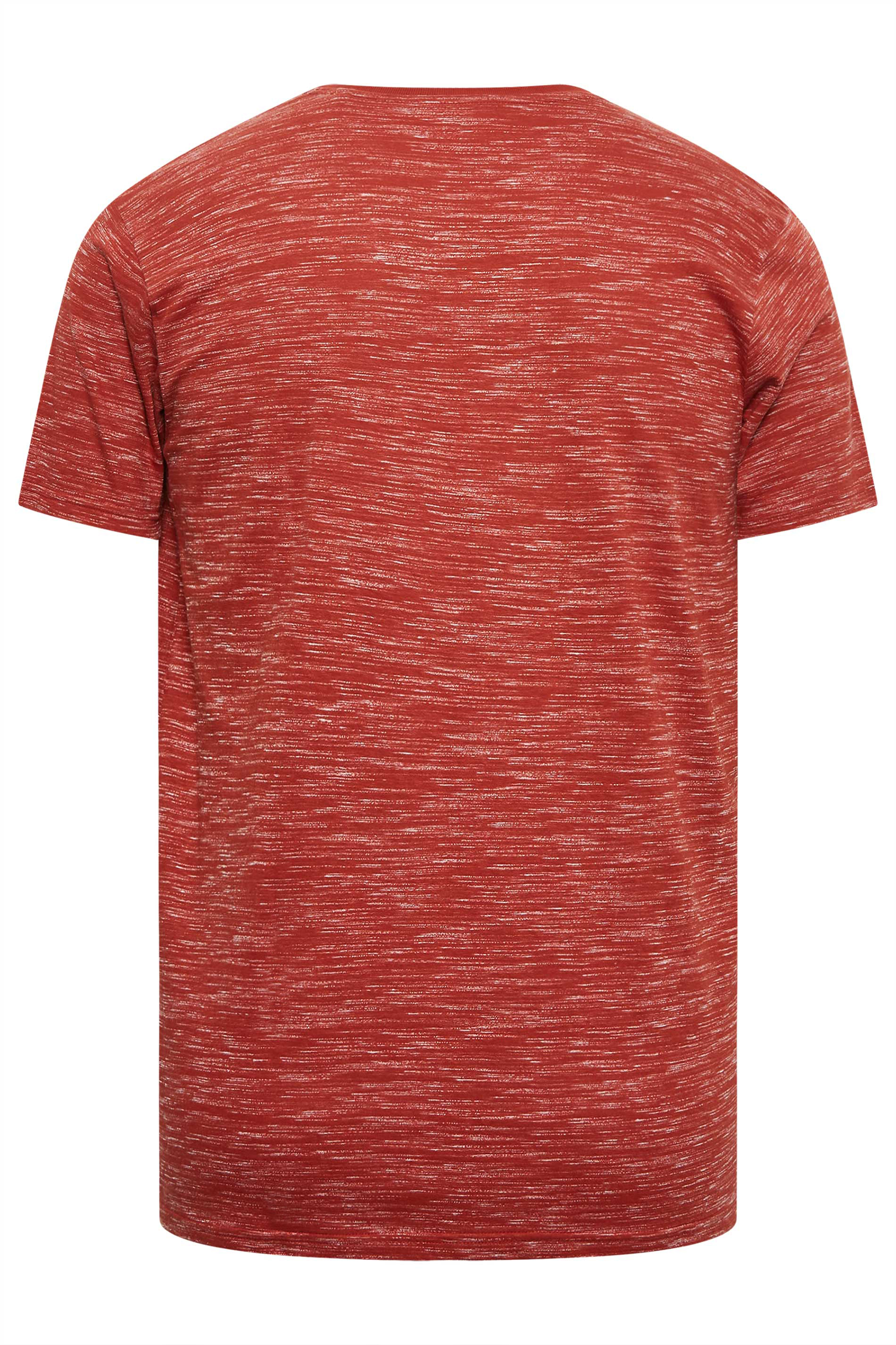 BadRhino Big & Tall Red Injected Slub T-Shirt | BadRhino 3