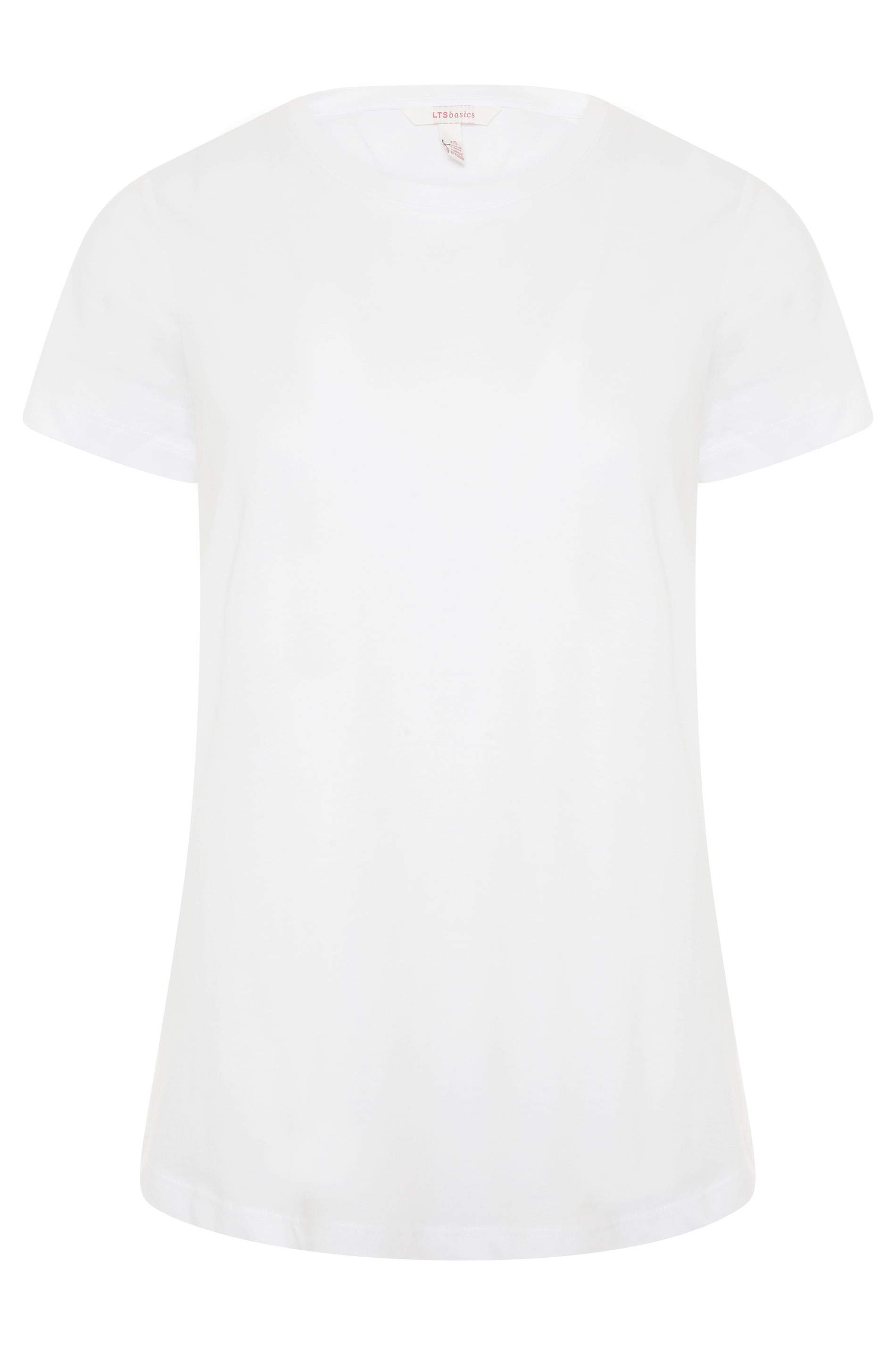 White Cotton Easy T-shirt | Long Tall Sally