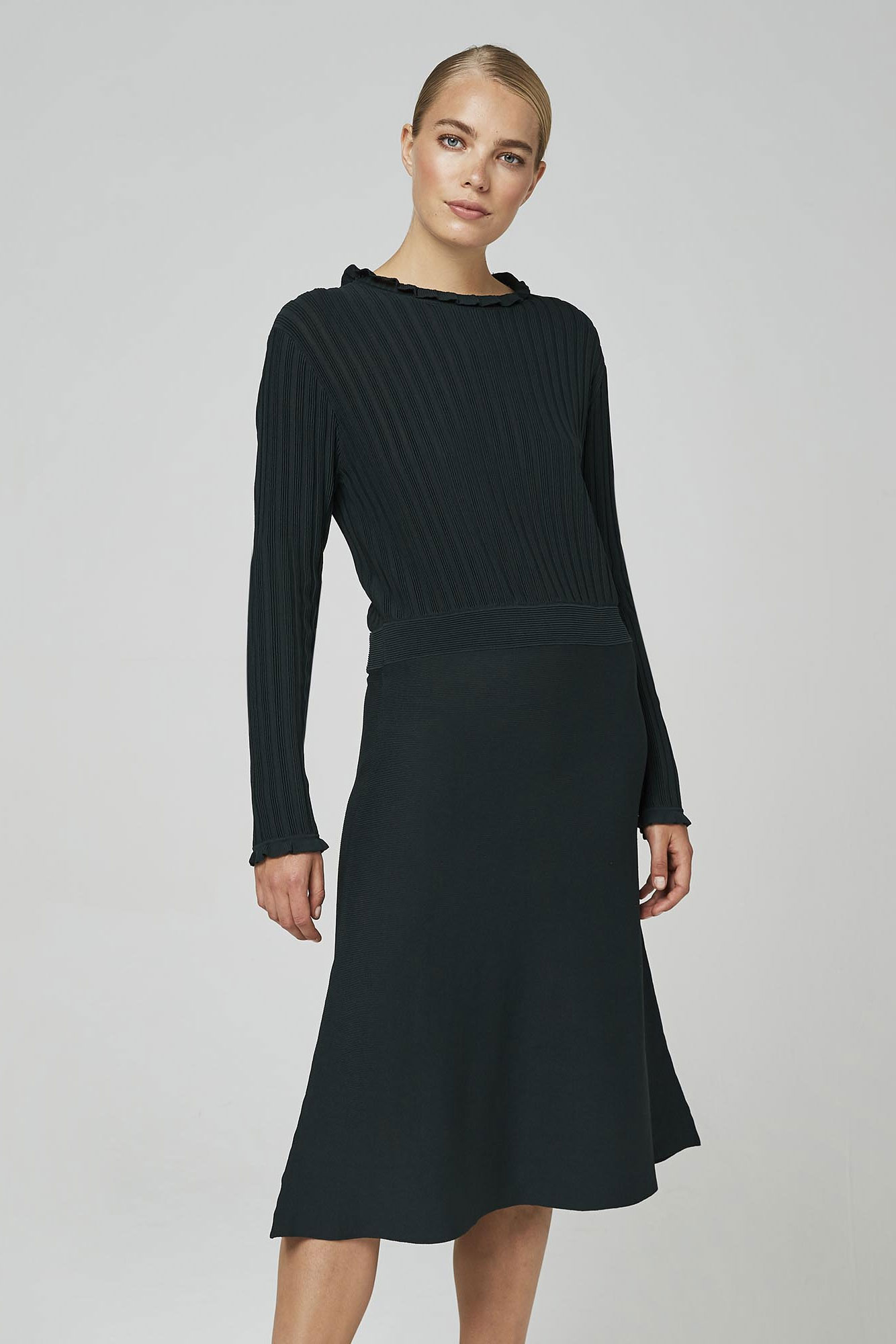 Karl Lagerfeld Paris Rib Sweater Dress | Long Tall Sally