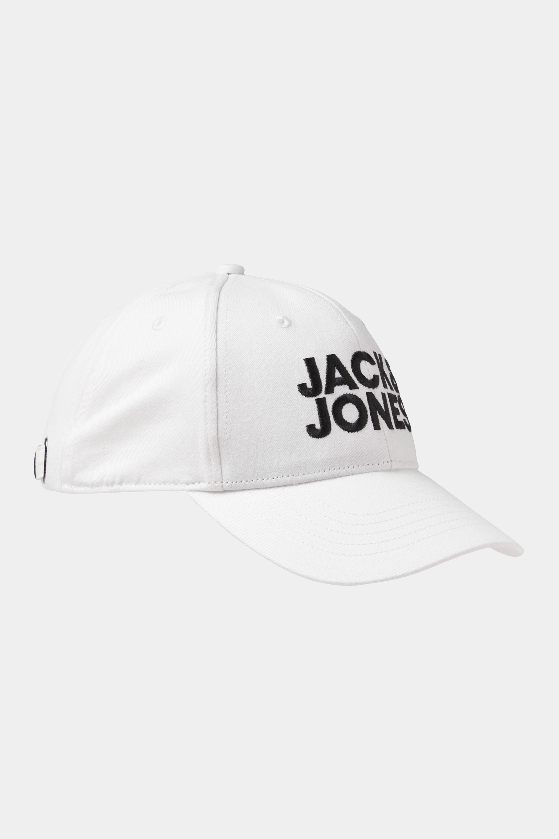 JACK & JONES White & Black Baseball Cap | BadRhino 3