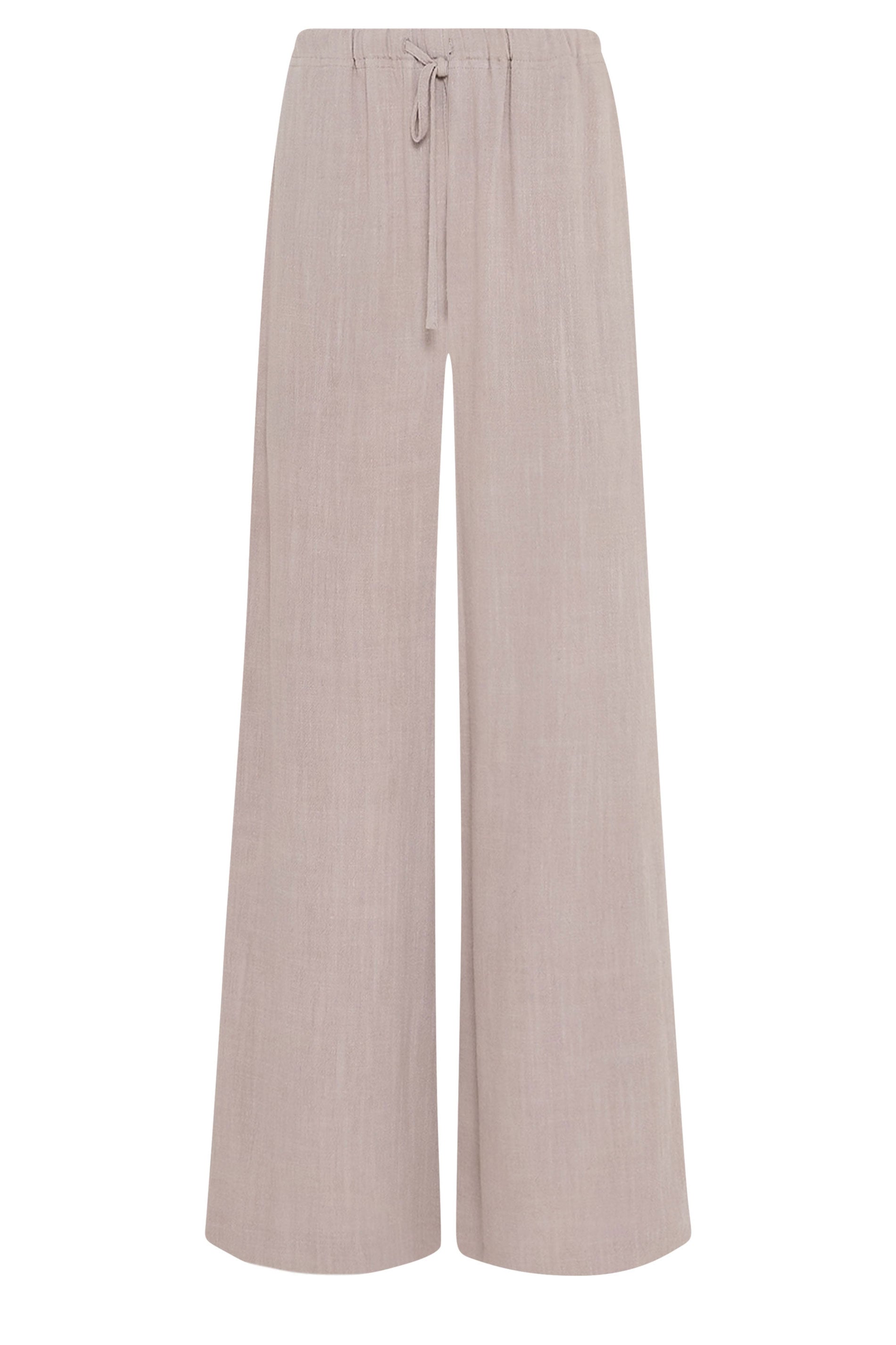 LTS Tall Women's Natural Brown Linen Cropped Trousers | Long Tall Sally 6