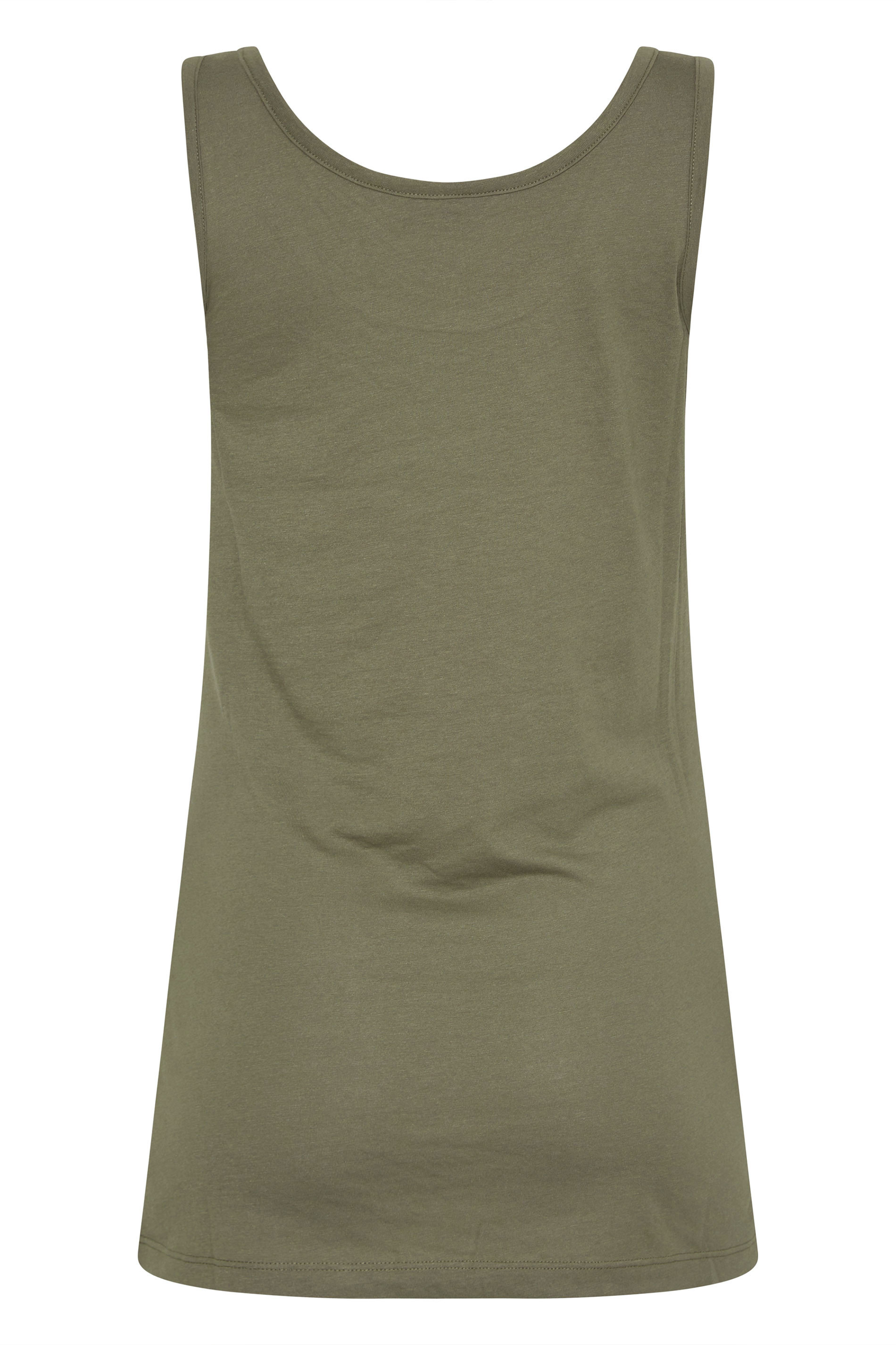 LTS Tall Women's Khaki Green Vest Top | Long Tall Sally