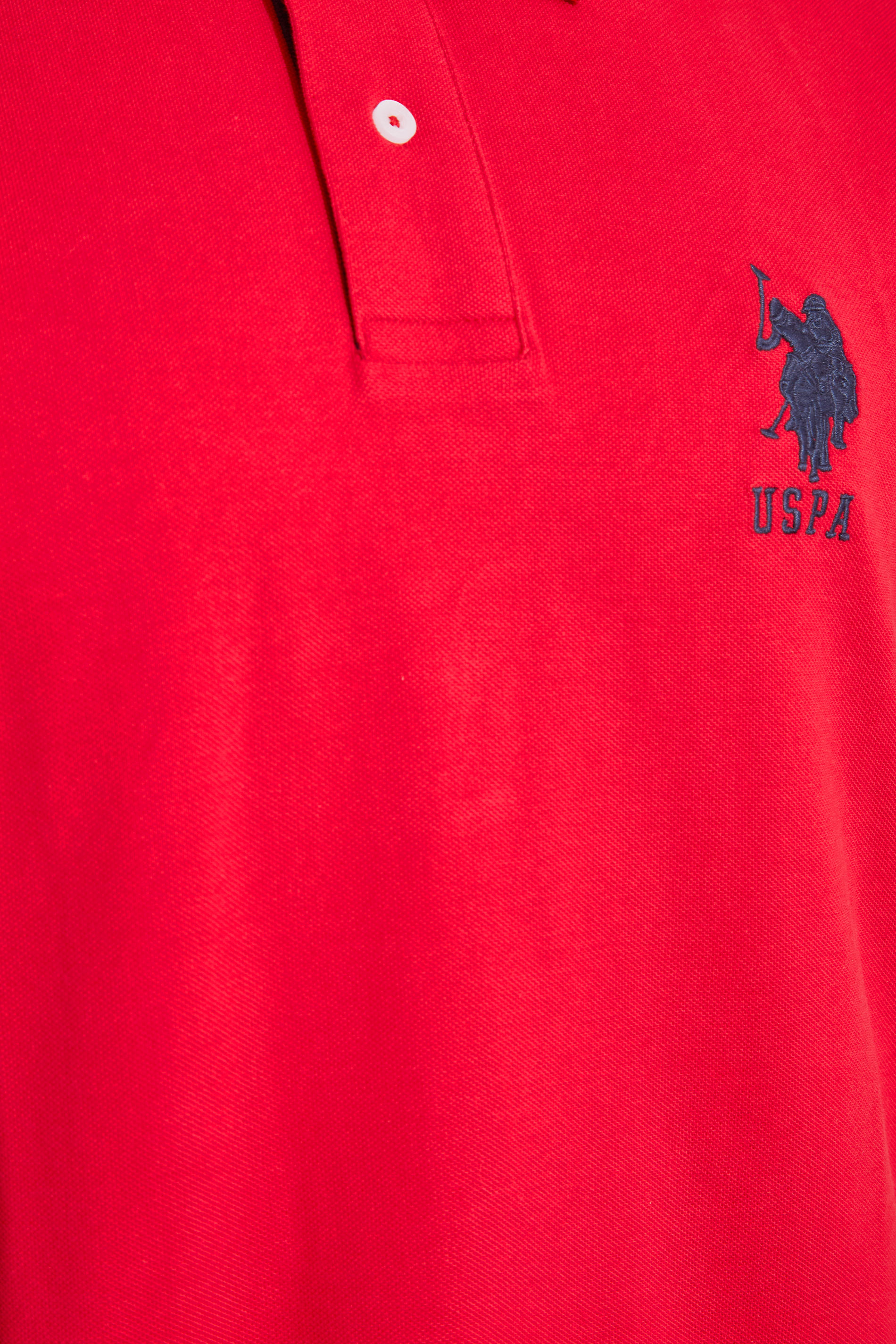U.S. POLO ASSN. Red Player 3 Polo Shirt | BadRhino