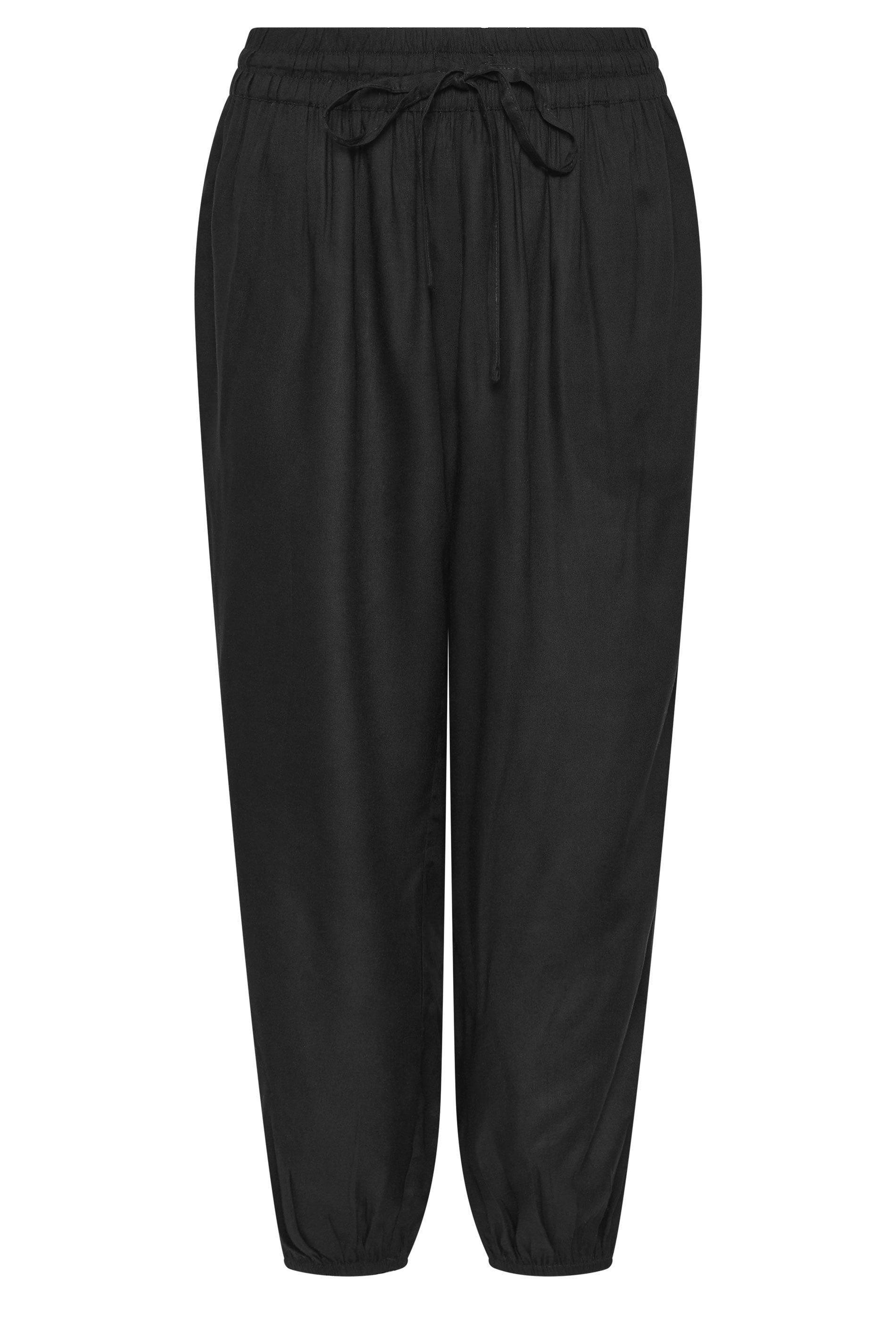 PixieGirl Petite Women's Black Harem Trousers | PixieGirl 5
