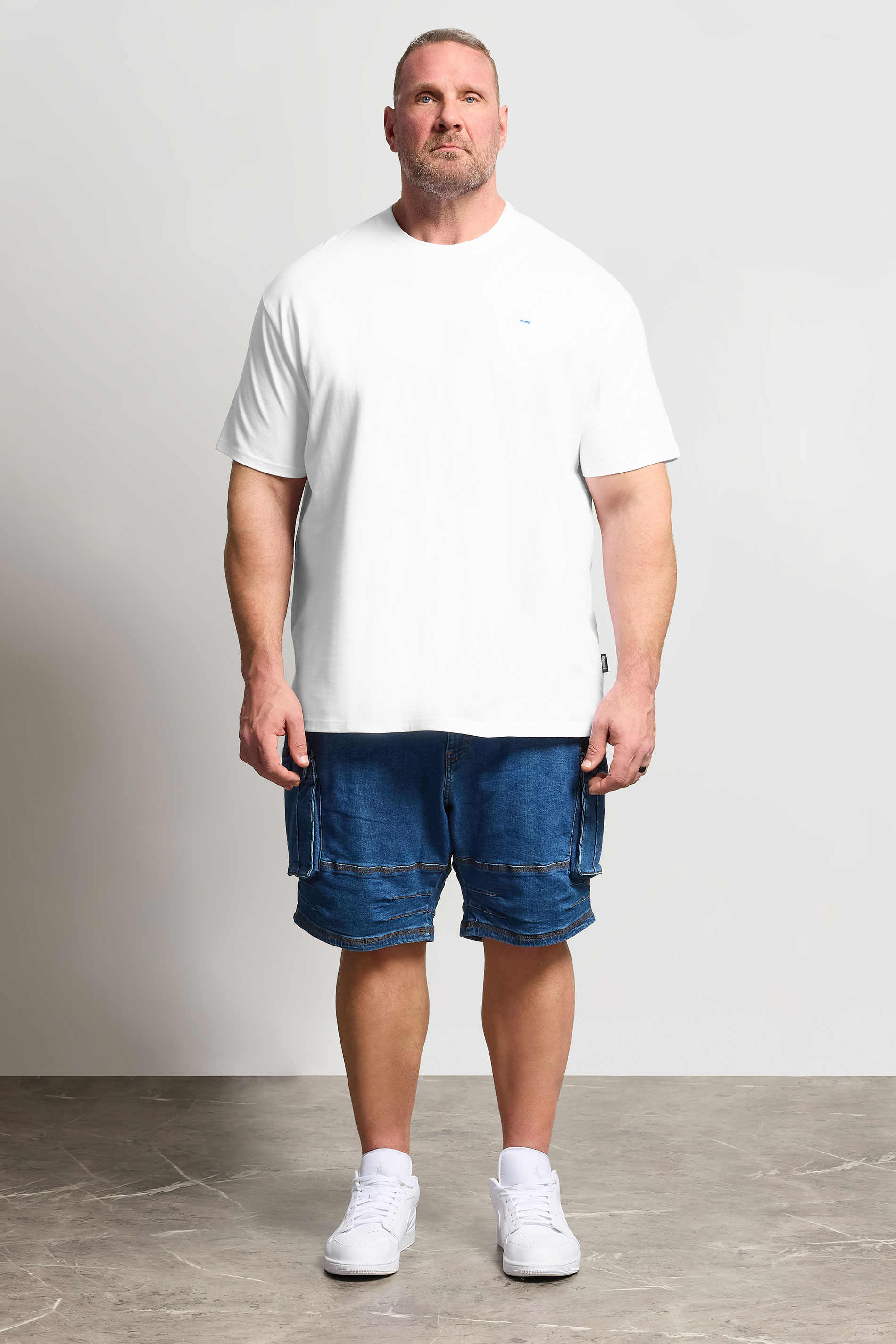 BadRhino Big & Tall White Heavyweight T-Shirt | BadRhino 1