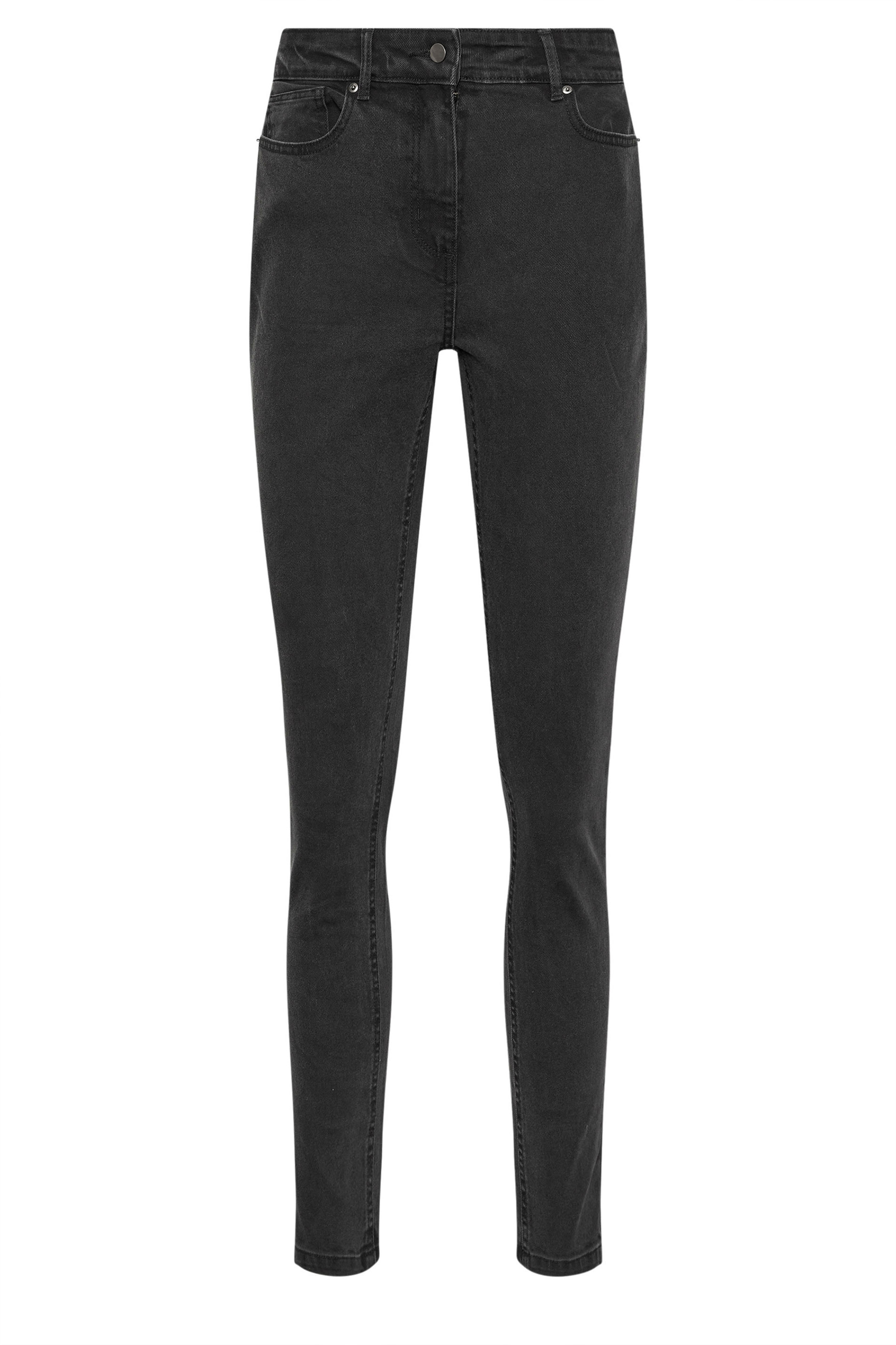 LTS Tall Women's 2 PACK Mid Blue & Black Skinny Jeans | Long Tall Sally 8