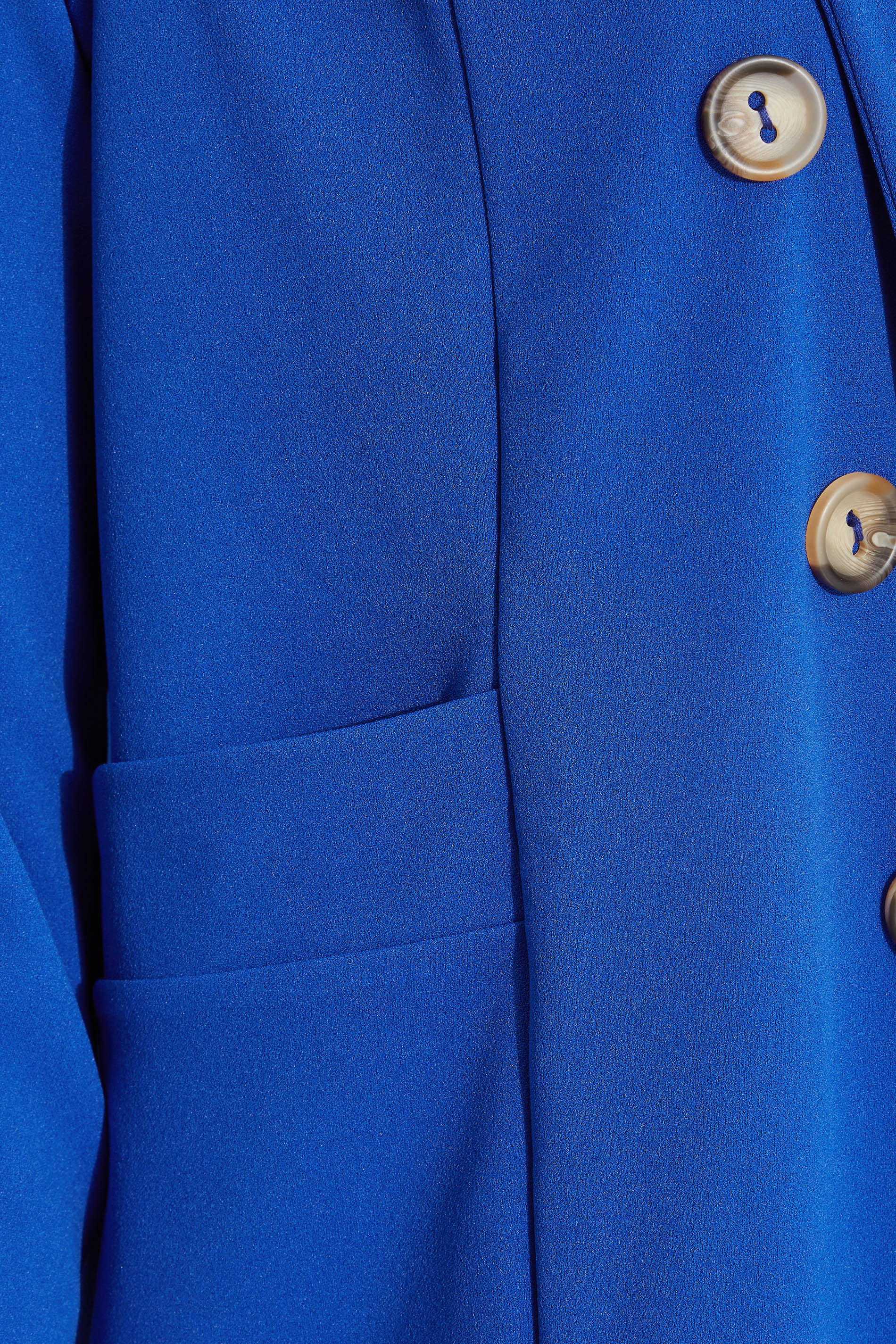 LIMITED COLLECTION Plus Size Cobalt Blue Button Front Blazer | Yours ...