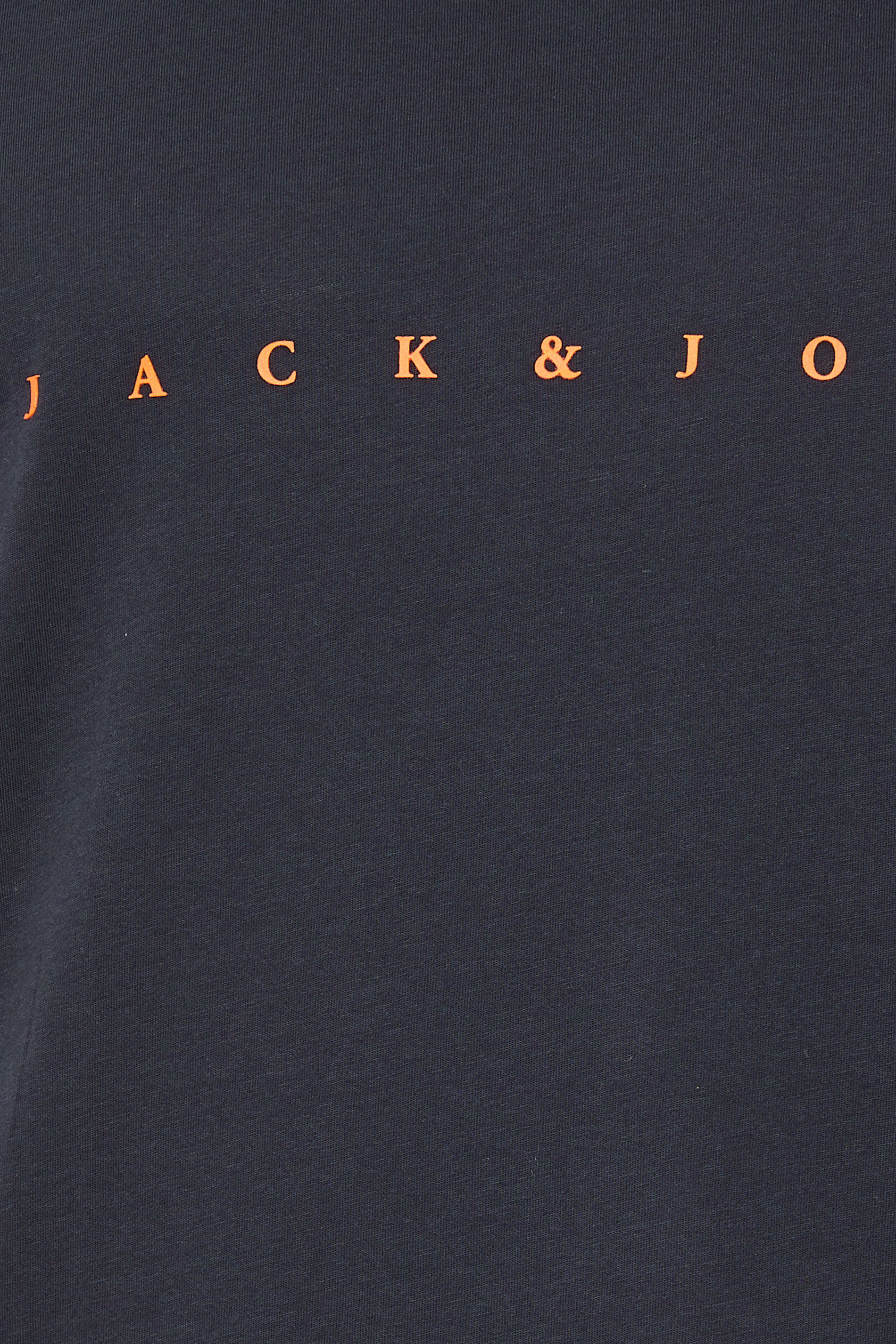 JACK & JONES Big & Tall Dark Navy Blue Slogan T-Shirt | BadRhino 5
