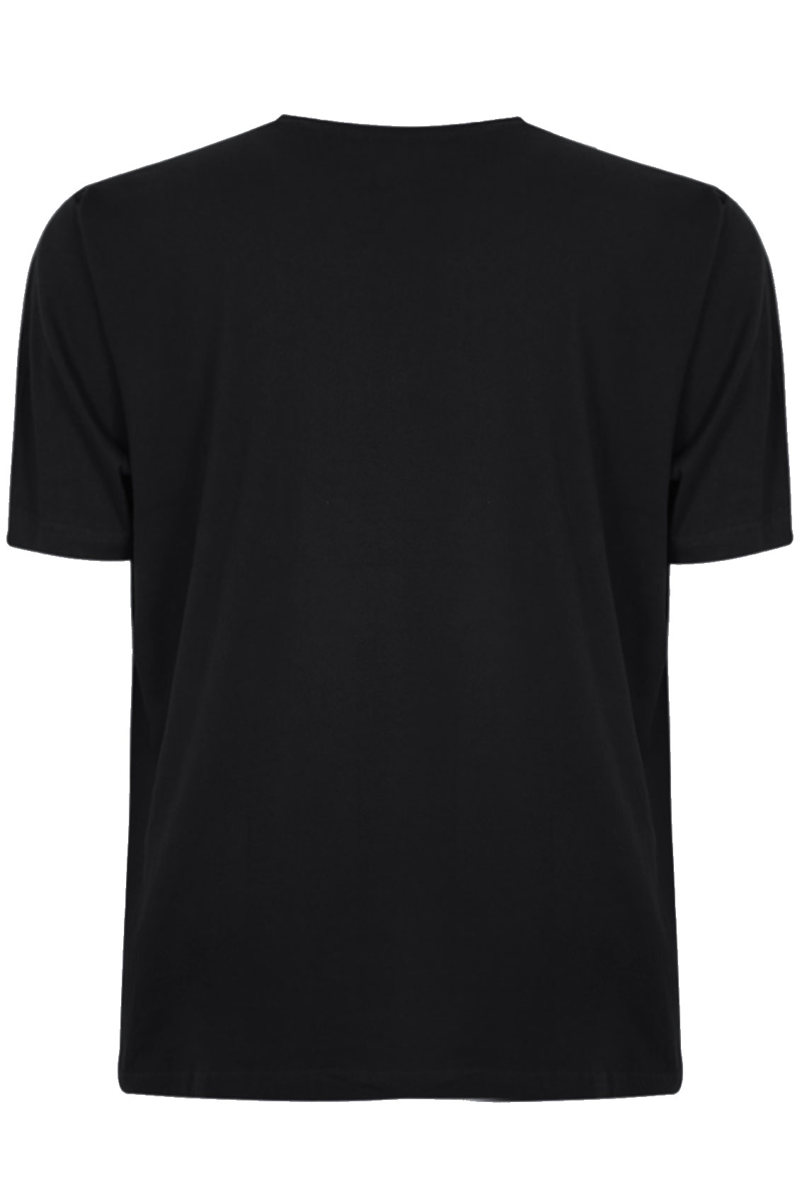 BadRhino Black Basic Plain Crew Neck T-Shirt Extra large sizes M,L,XL ...