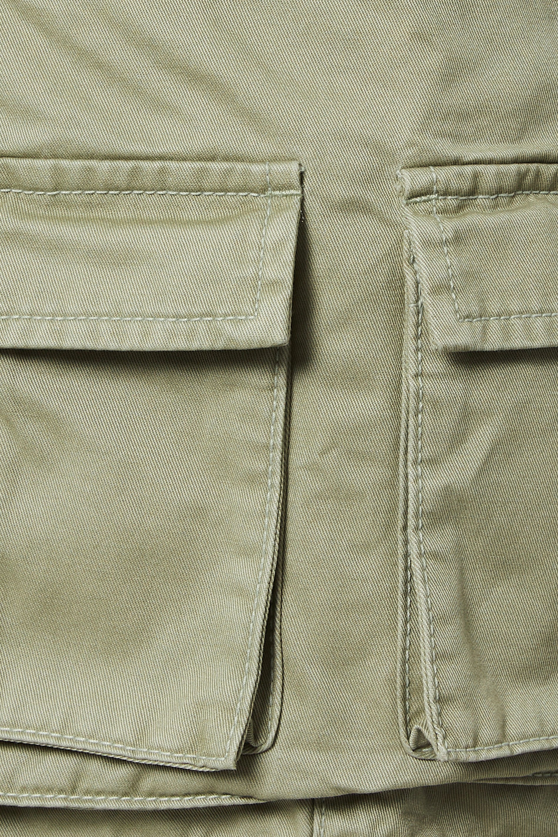 BadRhino Big & Tall Light Green Acid Washed Cargo Shorts | BadRhino 9