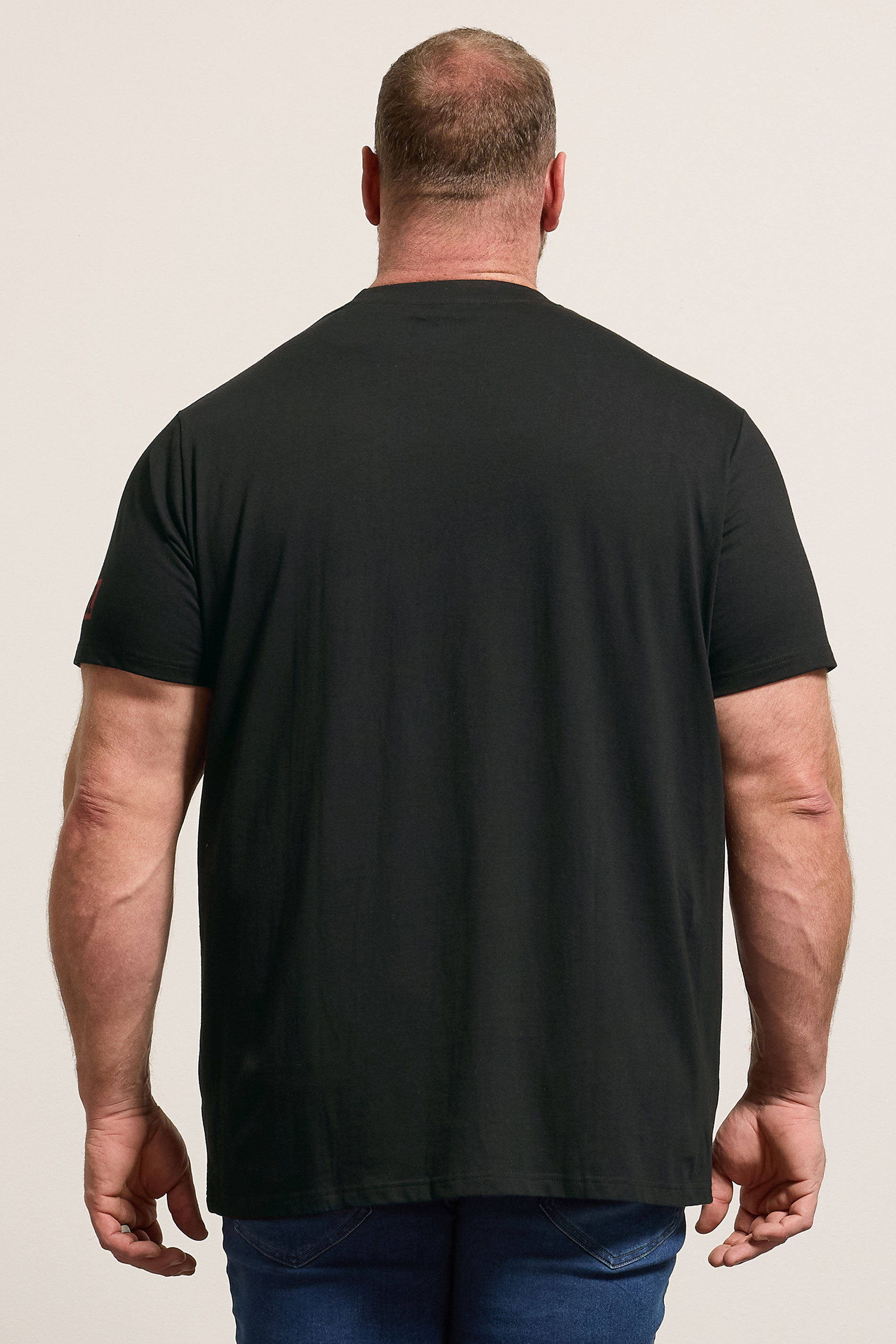 BadRhino Big & Tall Black Deadpool Graphic T-Shirt | BadRhino 2