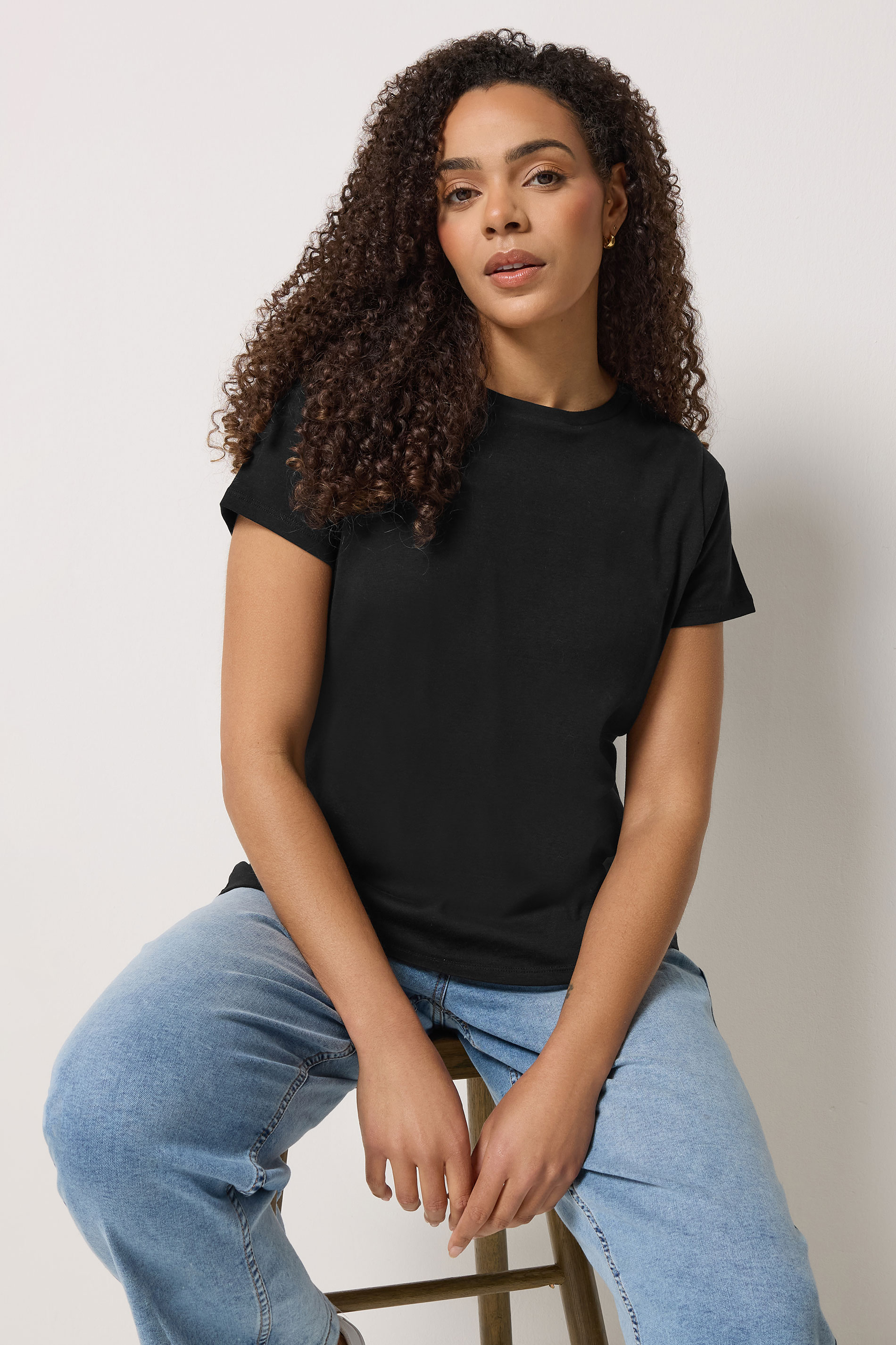M&Co Black Cotton T-Shirt | M&Co 3