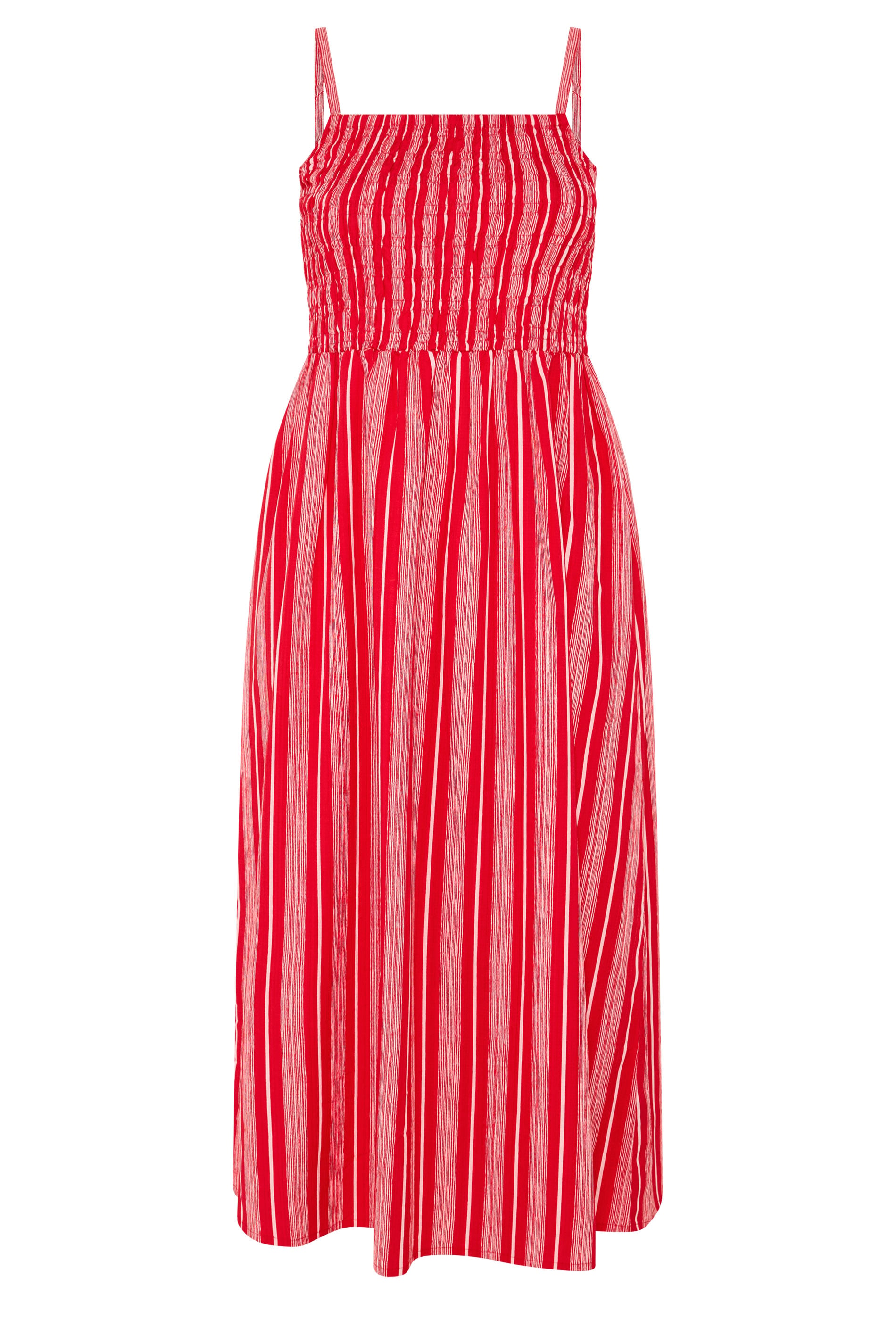 LIMITED COLLECTION Plus Size Red Stripe Maxi Dress | Yours Clothing 5
