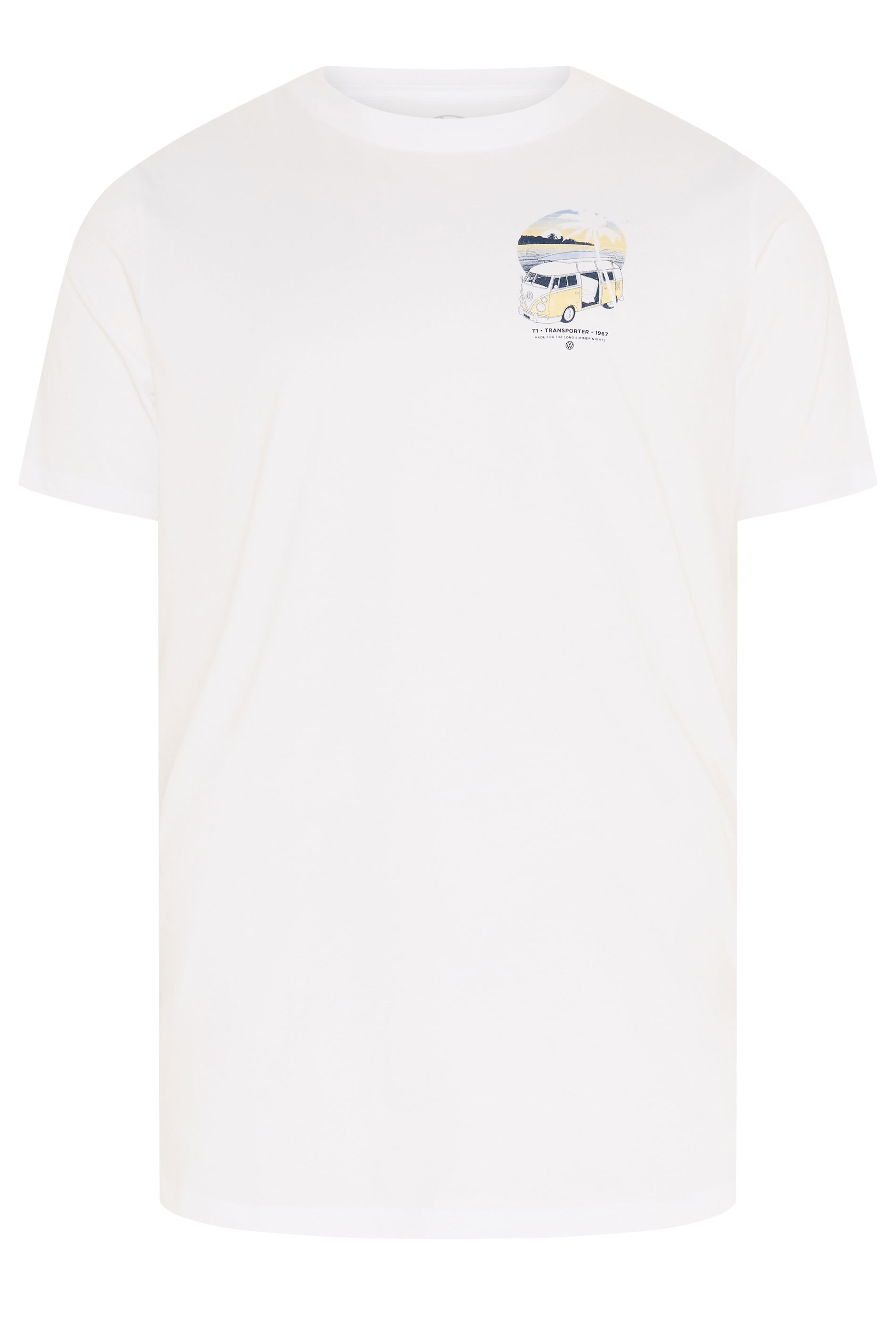 BadRhino Big & Tall White Volkswagen Graphic T-Shirt 5