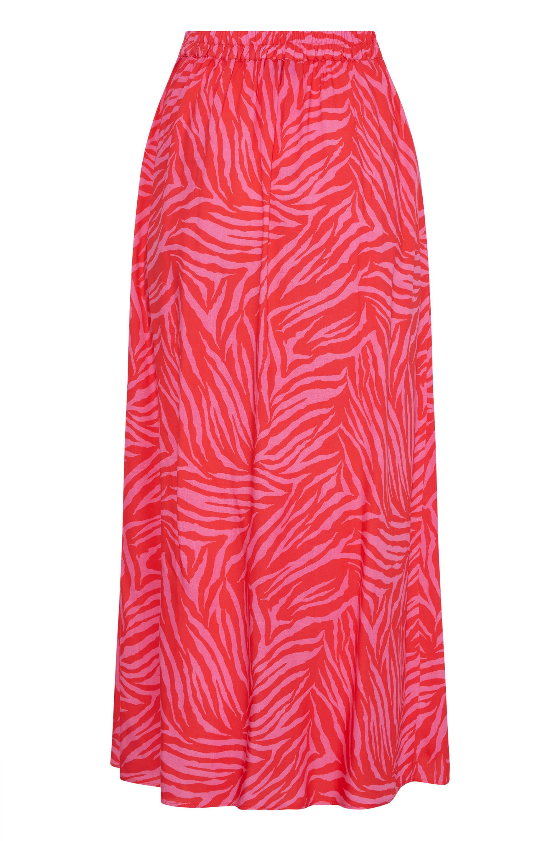 Tall Women's LTS Pink Zebra Print Midi Skirt | Long Tall Sally