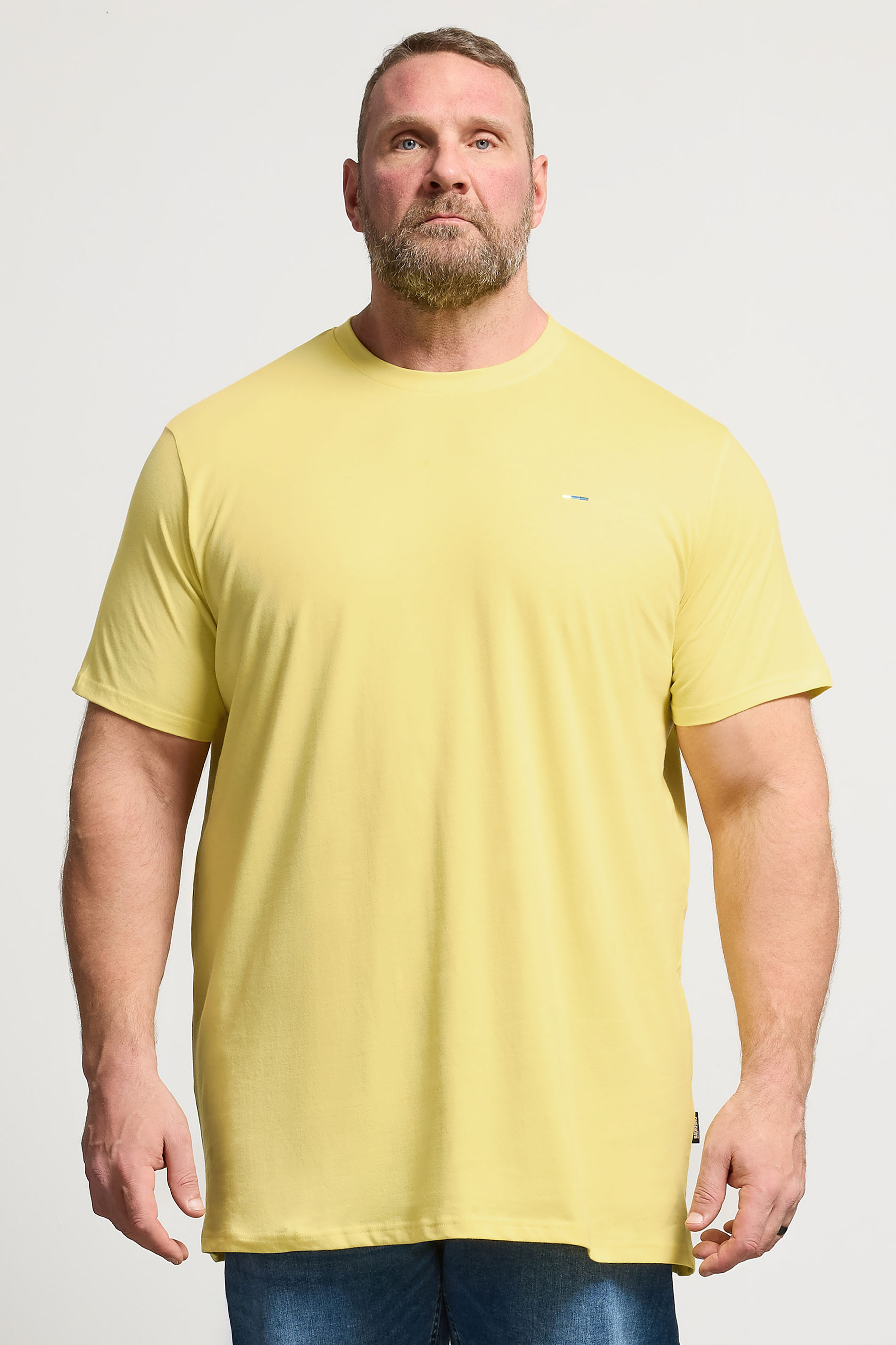 BadRhino Big & Tall Popcorn Yellow Extra Long Core T-Shirt | BadRhino 3