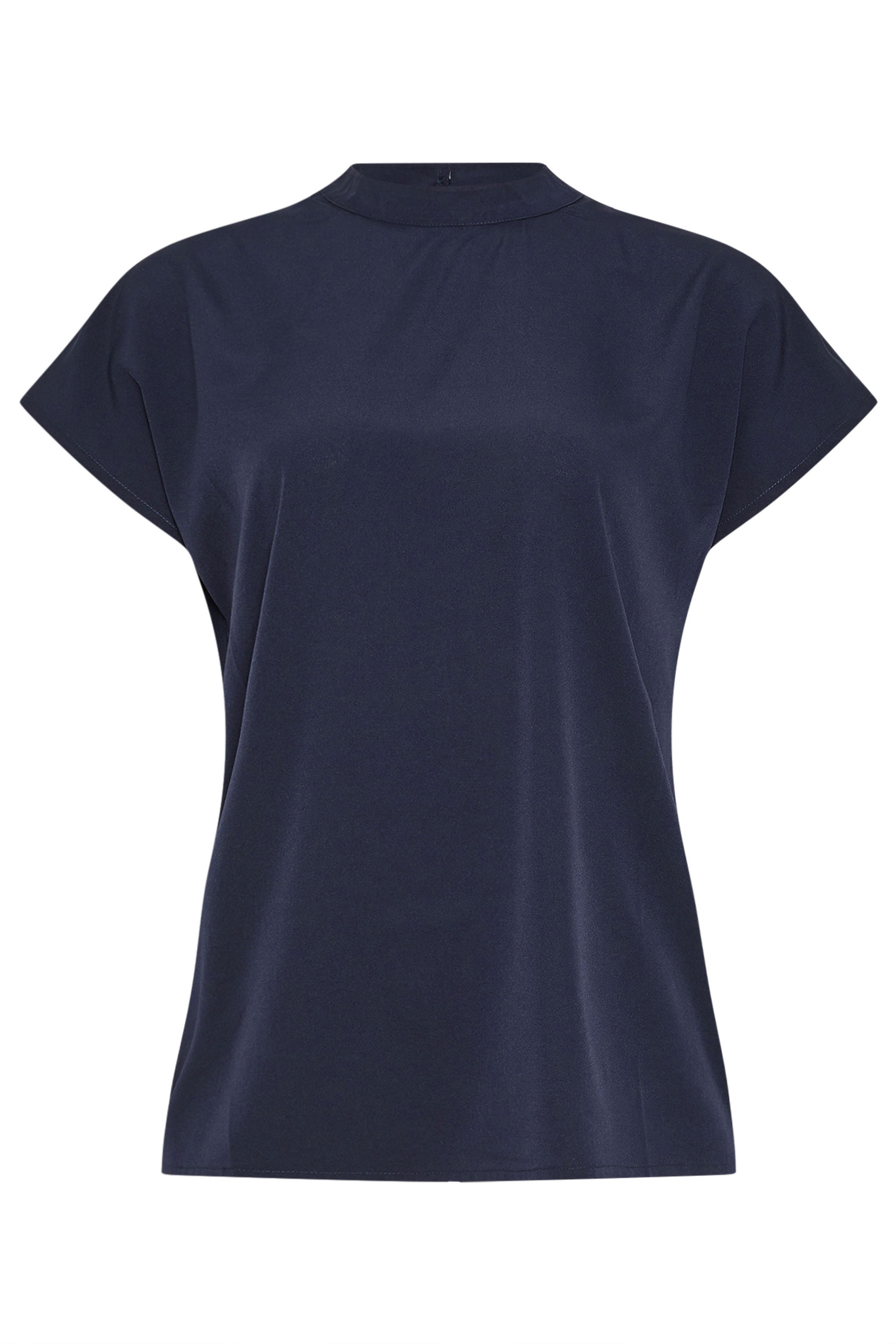 LTS Tall Navy Blue Grown-On Sleeve Top | Long Tall Sally 5