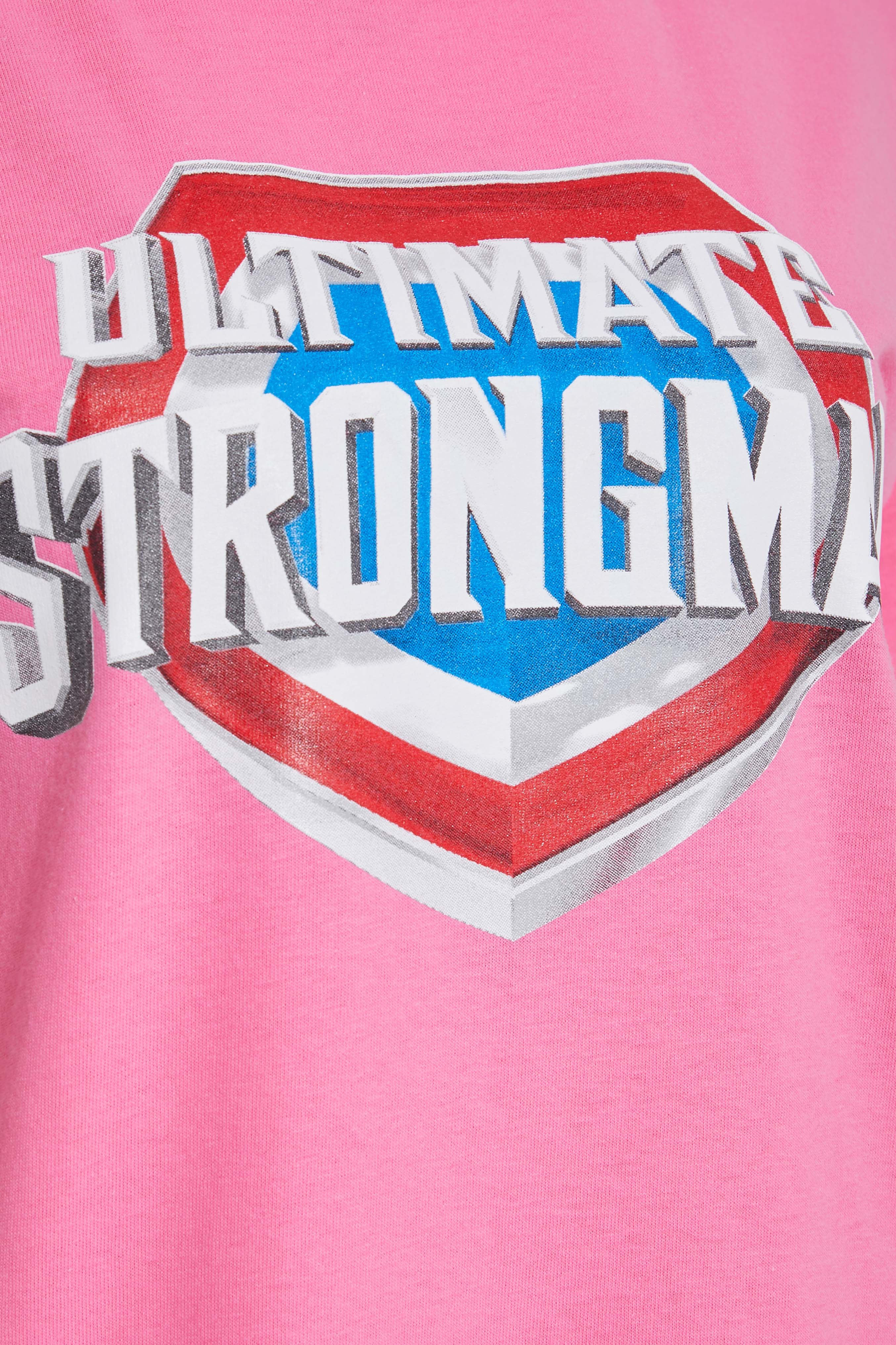 BadRhino Girls Light Pink Ultimate Strongman T-Shirt | BadRhino 3