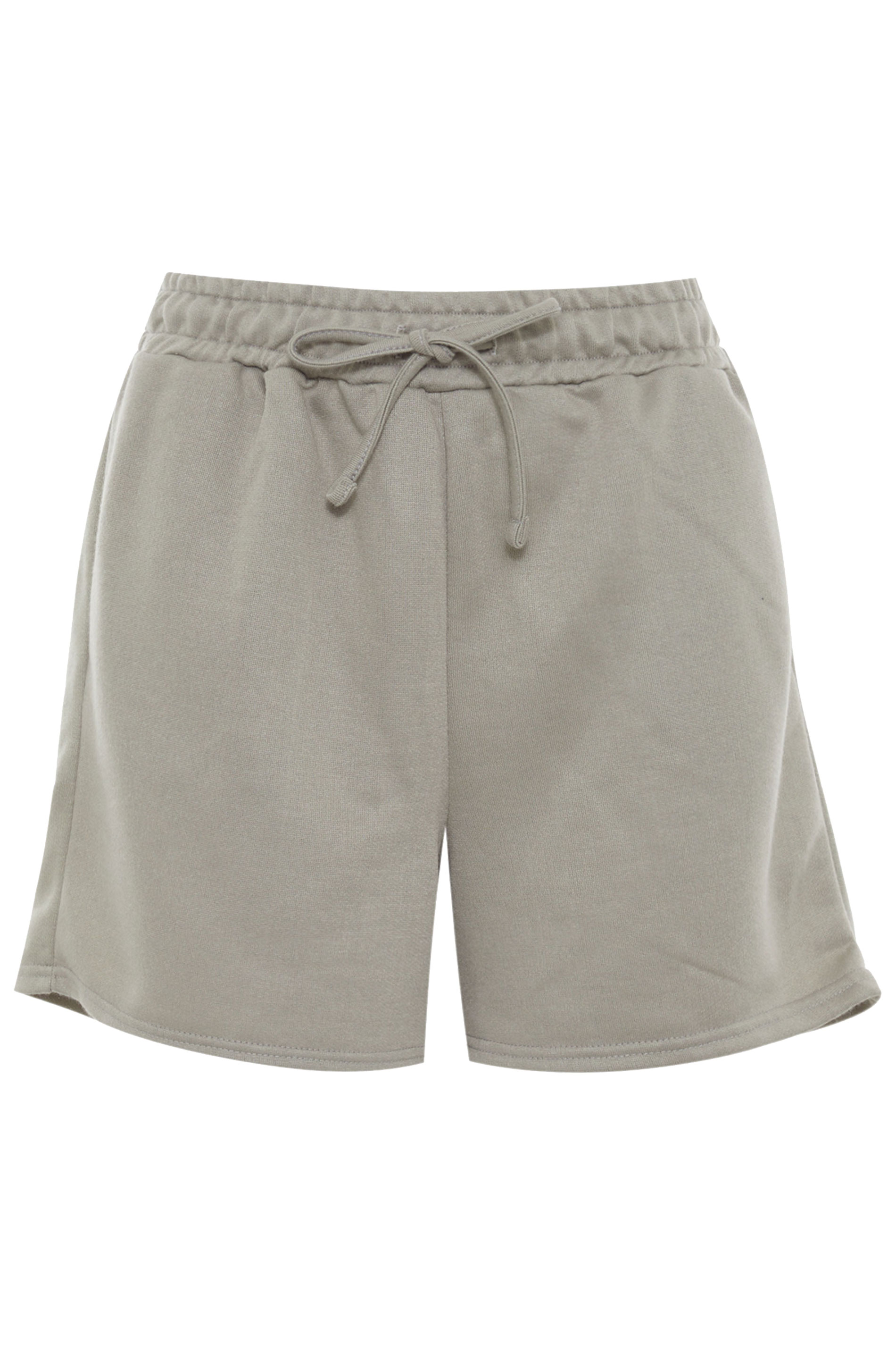 LTS Khaki Green Jersey Sweat Shorts | Long Tall Sally
