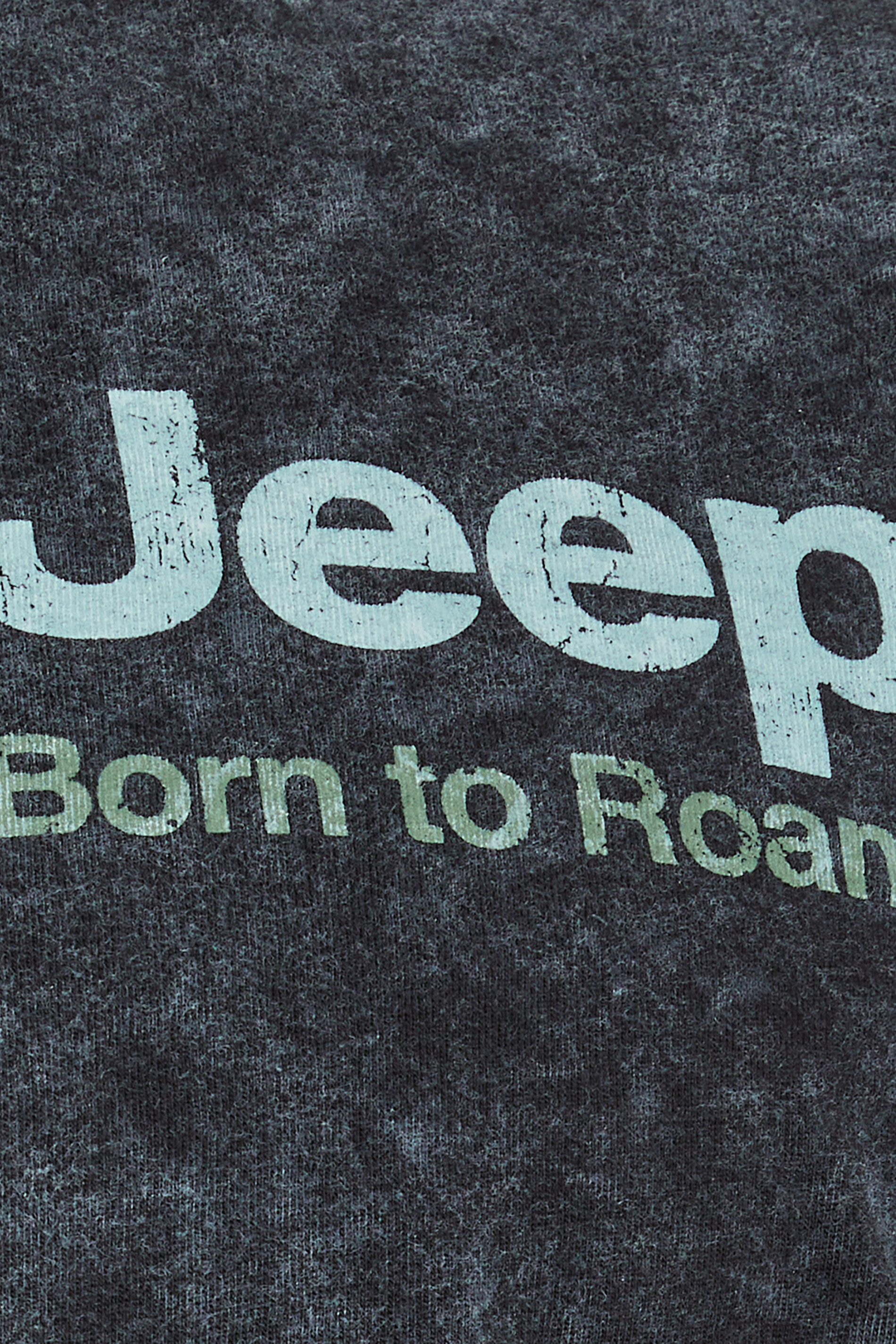 BadRhino Big & Tall Black Extra Long Acid Wash 'Jeep' Graphic Vest | BadRhino 3