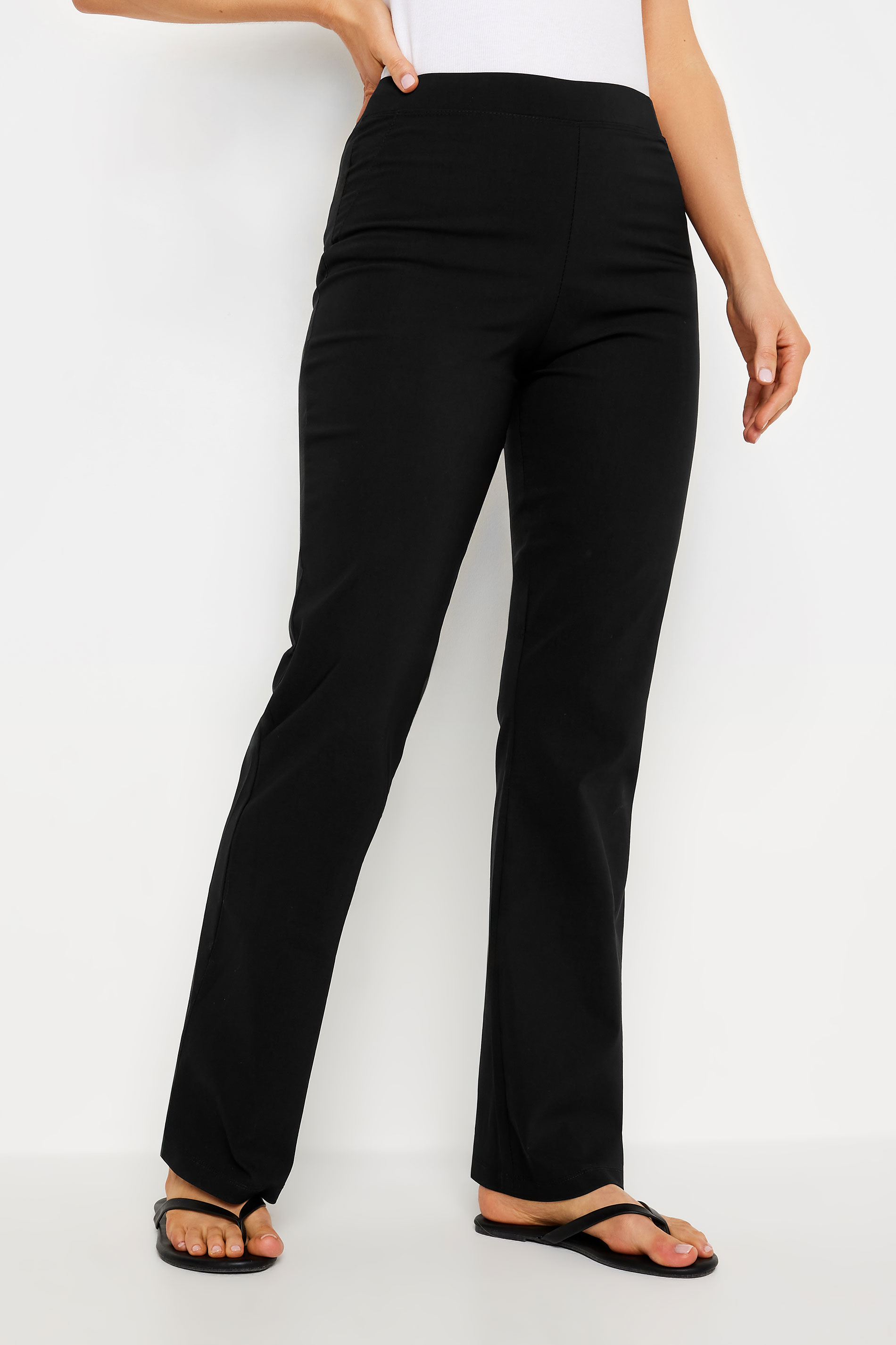 Tall Women's LTS Black Stretch Bootcut Trousers | Long Tall Sally 2