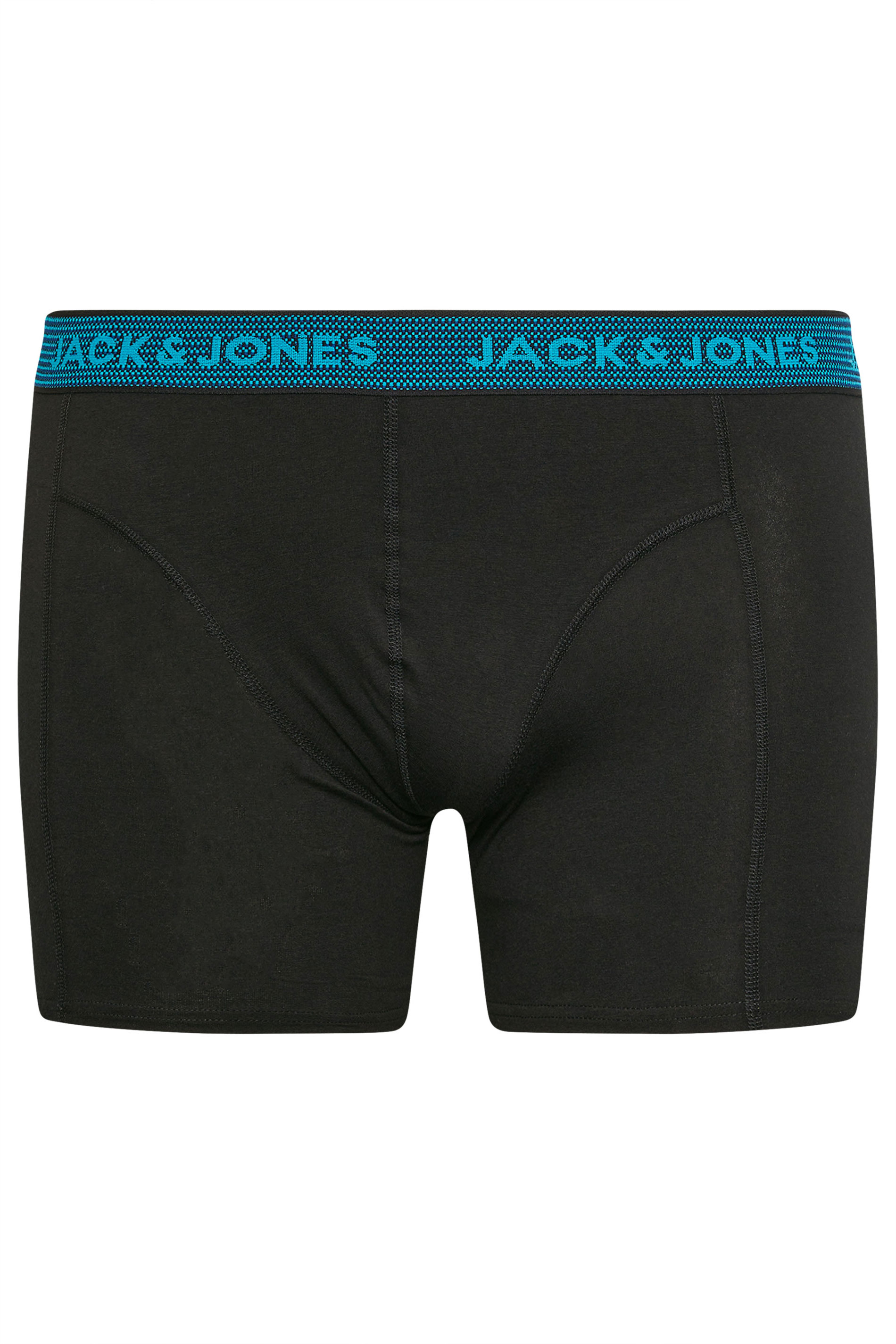 JACK & JONES Big & Tall Grey 3 Pack Boxers | BadRhino 5
